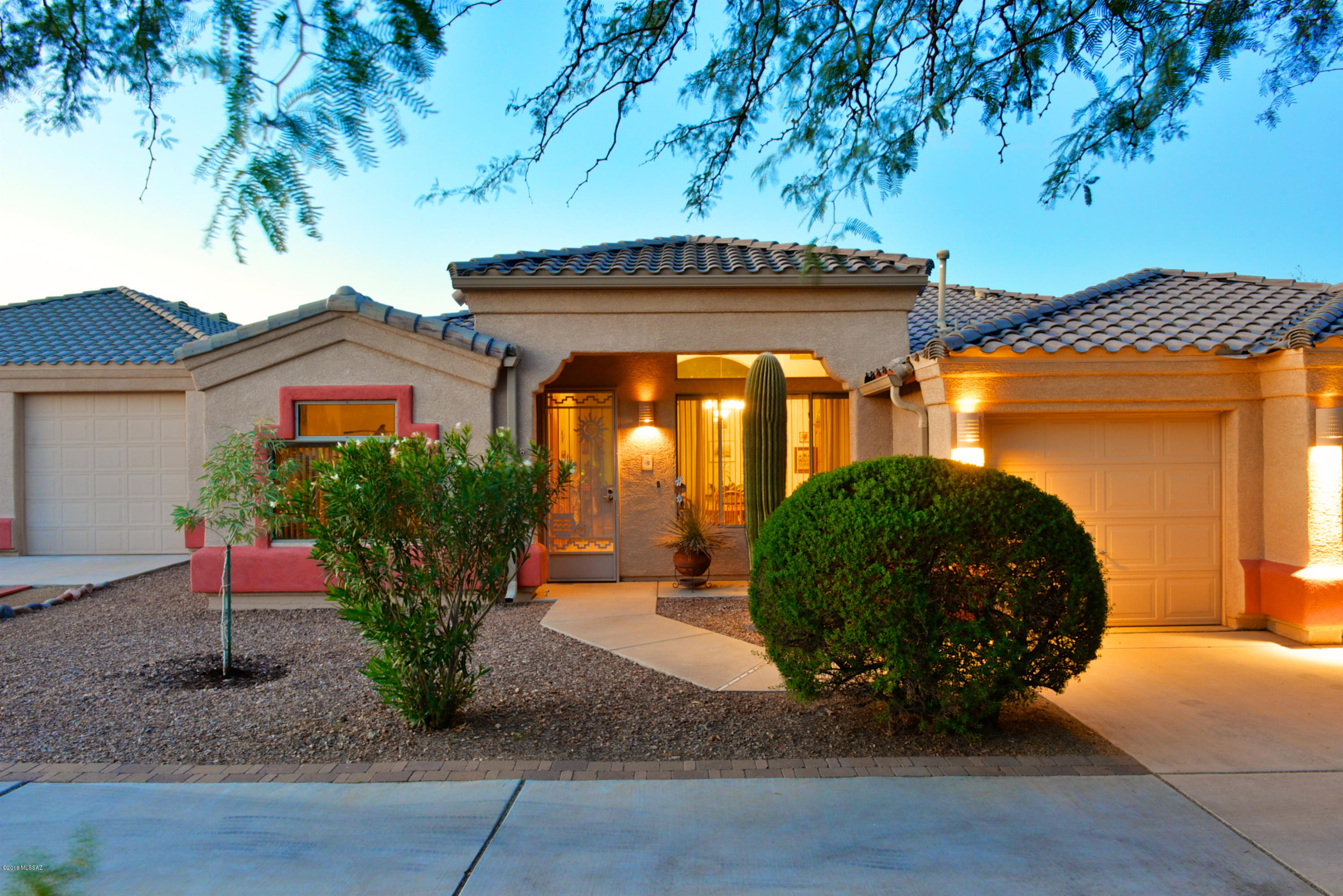 Stunning updated single story on large lot with mtn & city views! Kitchen opens to great room, features large island, beautiful granite counters, stainless steel appliances, pull outs and pantry. Split master bedroom is generously sized, separate vanities in the bath, large walk in closet, separate shower & tub. Gorgeous backyard is ideal to entertain in and enjoy the views. Awesome BBQ area with seating. Pebble tec pool, water features, professional landscaping. Amazing detached 32x40 garage has modular walls inside. Finished interior walls, 10x10 door, heat pump and 1/2 bath. Original owner pride is obvious throughout!