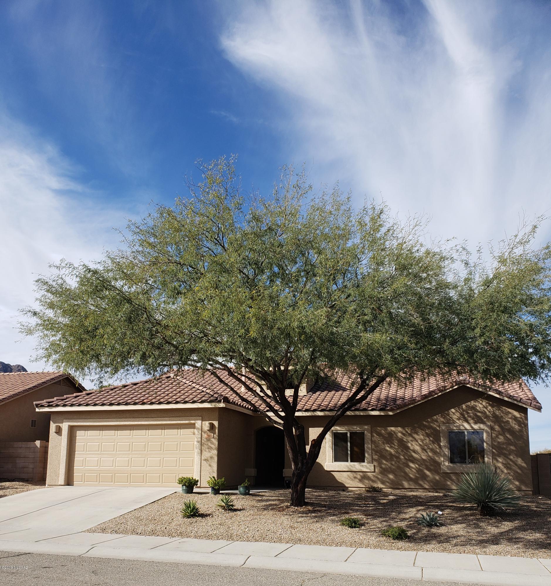 Gorgeous home with pride of ownership!  This home in desirable Continental Reserve features large open floor plan with great room, vaulted ceilings in every room along with ceiling fans throughout.  Beautifully upgrades with granite countertops, brand new gas stove, stainless steel appliances and custom color paint.  Backyard features a large covered patio, fun & unique splash pad, cool green grass and amazing views of Sombrero peak! Back yard also backs to natural area with no immediate neighbors. Available now.