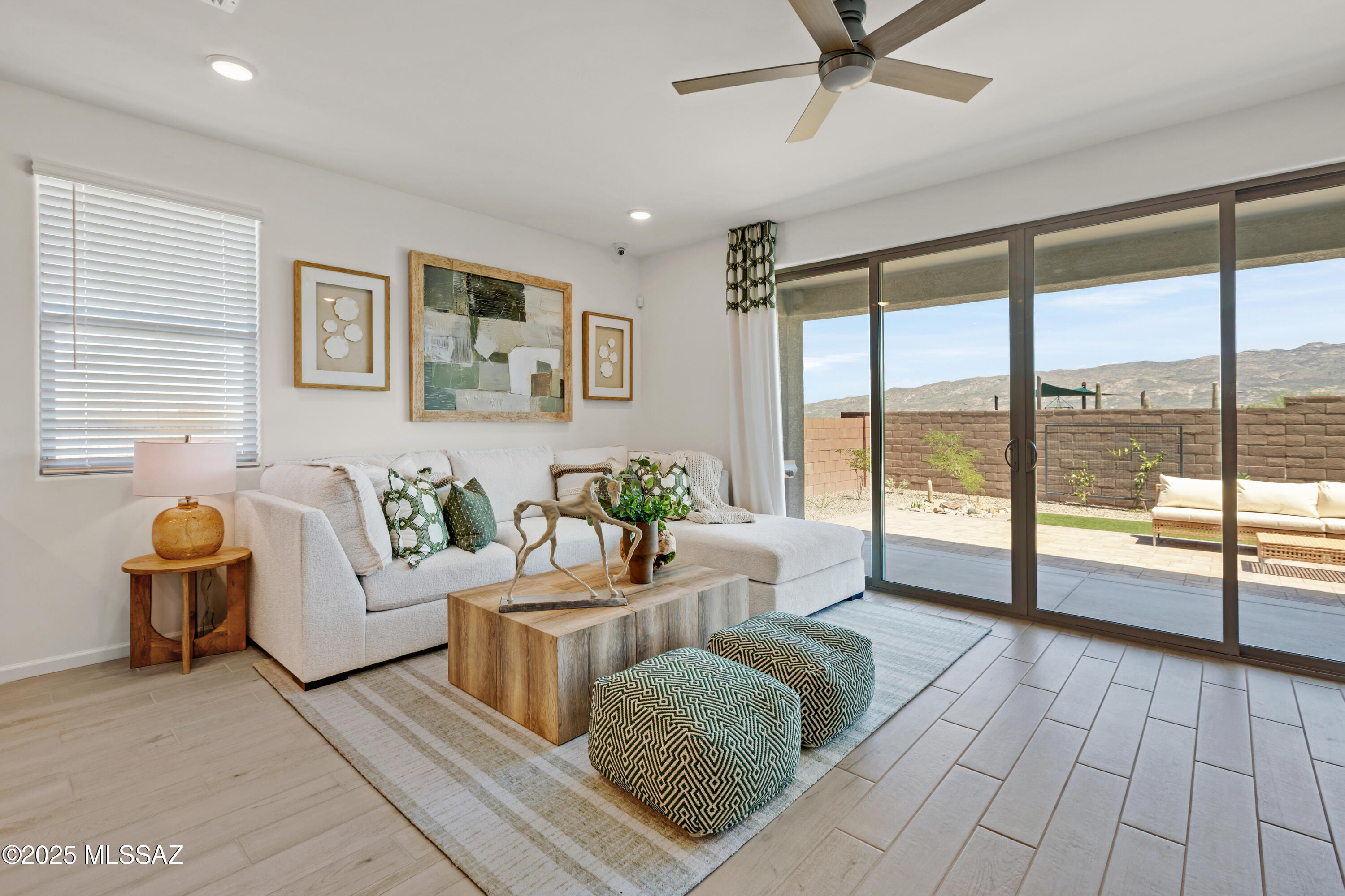 Charming Copper plan with Ranch elevation. This thoughtfully designed layout includes open Greatroom with spacious dining area & kitchen. The Owner's suite is a true retreat with a generously sized walk-in closet, a beautiful walk-in shower, vanity with twin sinks and view to the backyard. The modern kitchen is equipped with a gas range, Whirlpool refrigerator, center island and a walk-in pantry for all your culinary needs. Laundry room is complete with Washer/Dryer. November completion. Photos of MODEL HOME.