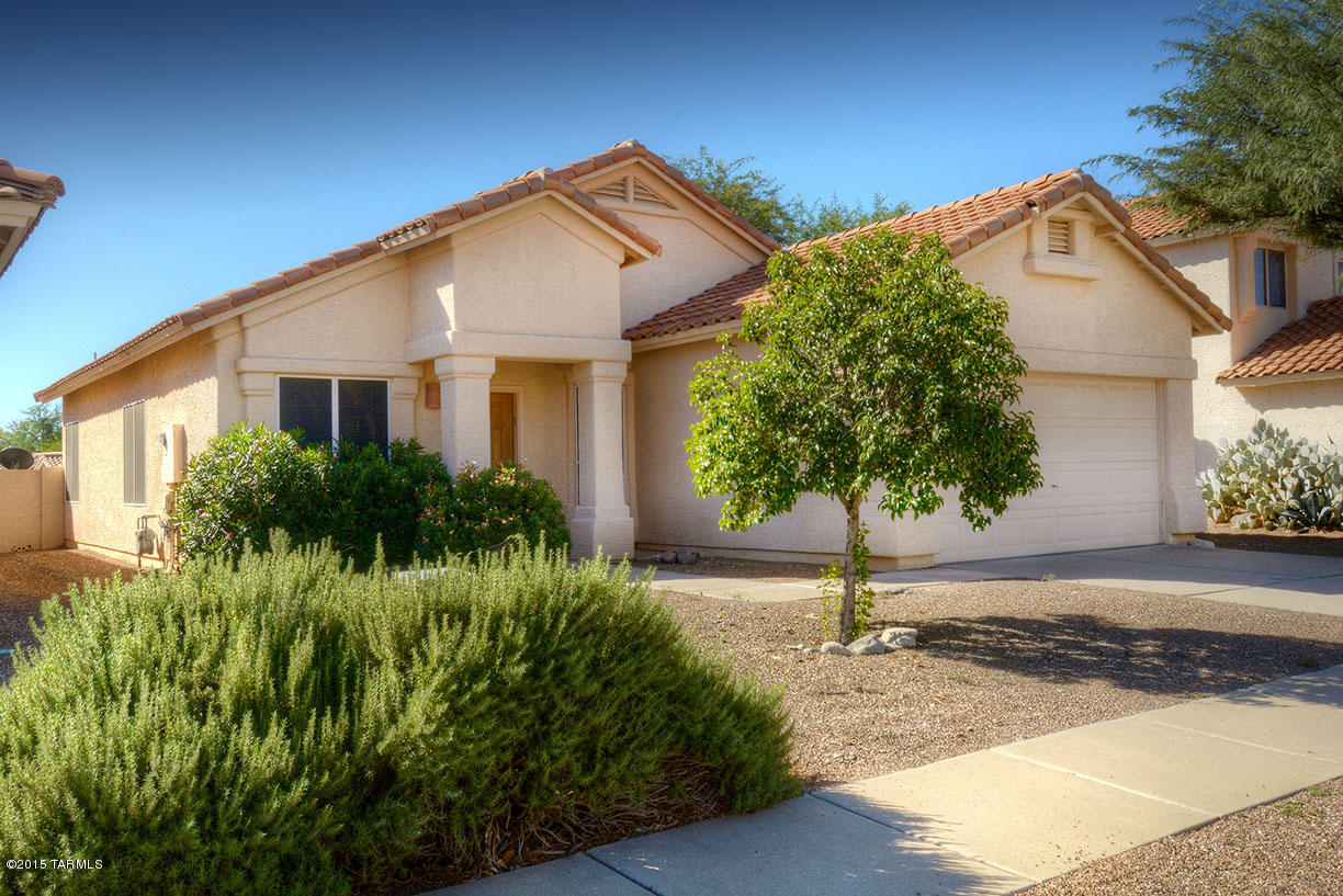 Beautifully appointed northeast foothills gem is move-in ready. Open living area, high ceilings, family room with fireplace off kitchen. Wood composite flooring and wood blinds, archways and niches. Large living room will accommodate formal dining. Breakfast area located off kitchen/family room area. Large master bedroom suite with separate tub/shower and walk-in closet. 4th bedroom currently set up as office.