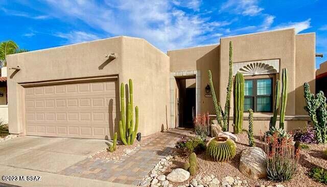 A Luxury Home for RENT in the highly sought-after Gated La Paloma Neighborhood! This spectacular foothills home is filled with natural light throughout and has fine finishes, and upgrades making this a wonderful choice for your new rental home. Enjoy the beautiful desert living in this lovely 2-bedroom, 2-bathroom home with an open floor plan and cozy fireplace. Enjoy evenings under the covered patio and garden to your heart's desire. It is close to shopping, restaurants and so much more! As an added feature it includes solar lite tubes, water treatment systems, custom closets, a beautiful master walk-in shower, raised planters and irrigation, rainwater catchment and storage, newer appliances, window treatments, a converted gas fireplace, wood floors a 2 car garage and so much more! Much More! All windows, doors, and sliders were replaced within the last 5 years. Call today for a private showing,