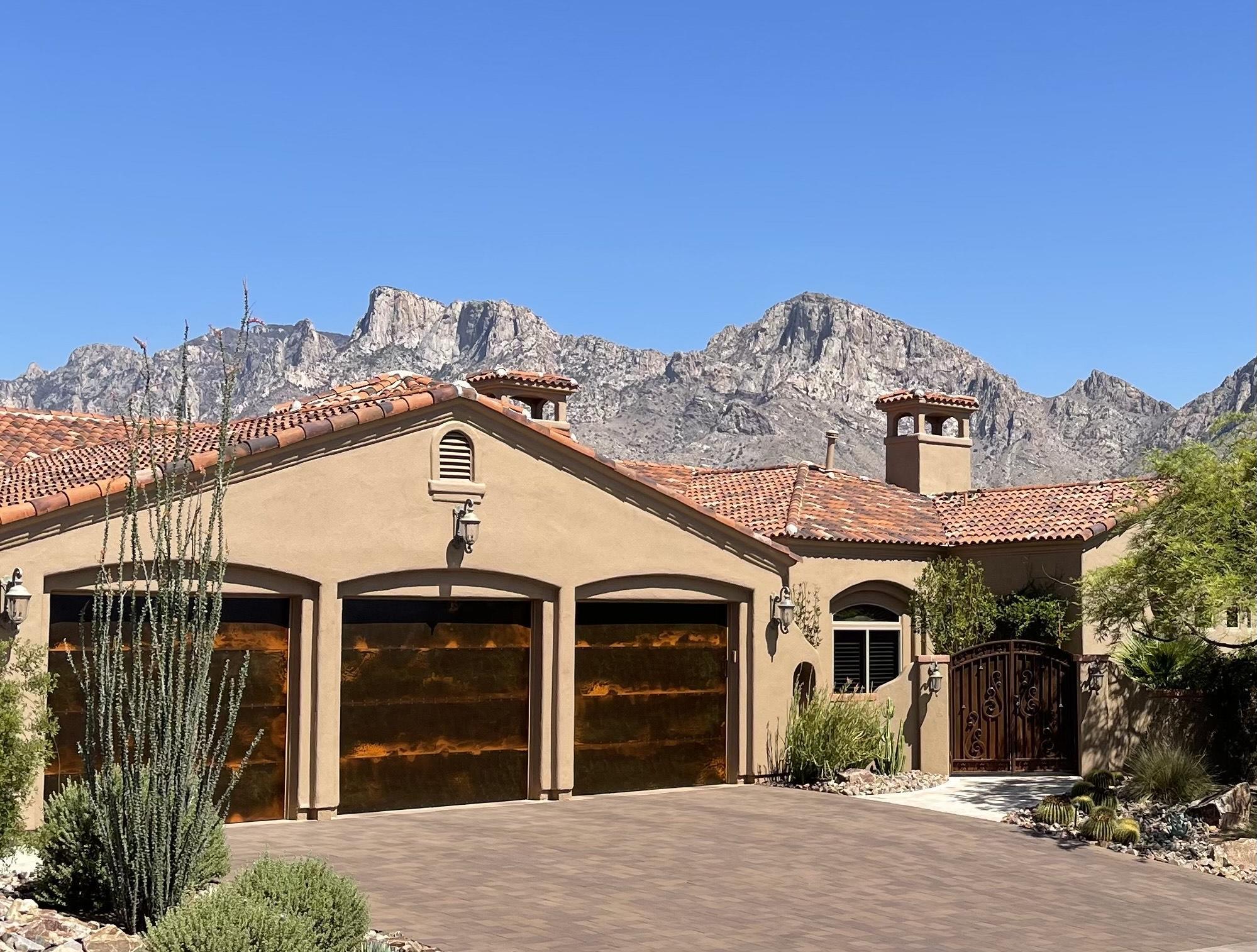 Beautiful home in Pusch Ridge Vistas. No homes behind. Gated subdivision. Great views!