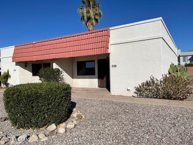 Charming complex near Tucson Mall, public transportation, restaurants and abundant
shopping options. Two bedroom, two bath unit with easy floor plan. Priced to allow
for your personal touches. Private patio and yard along with separate carport and
storage unit.  End unit.  
Please note that the seller is a licensed Realtor in Arizona and is planning to convey property in ''as is'' condition as reflected in the price. A great opportunity for equity here whether you are a owner occupant or investor.
