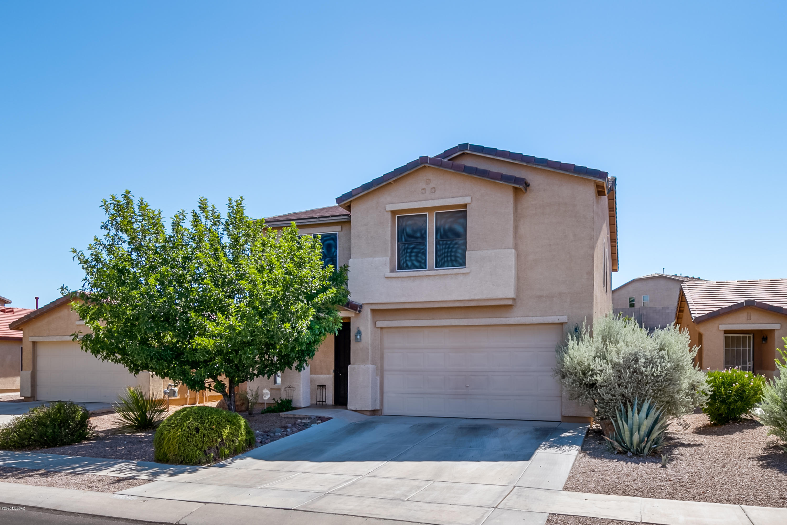 Beautifully maintained home in Hartman Vistas. 4 bedroom 3 bath with large loft area. Bamboo hardwood covers downstairs into the open Kitchen with 42 inch cabinets, gas cook-top, walk-in pantry. Mature citrus and fig trees in the backyard. Located near Premium Outlet mall and restaurants just off I-10. Move in ready!