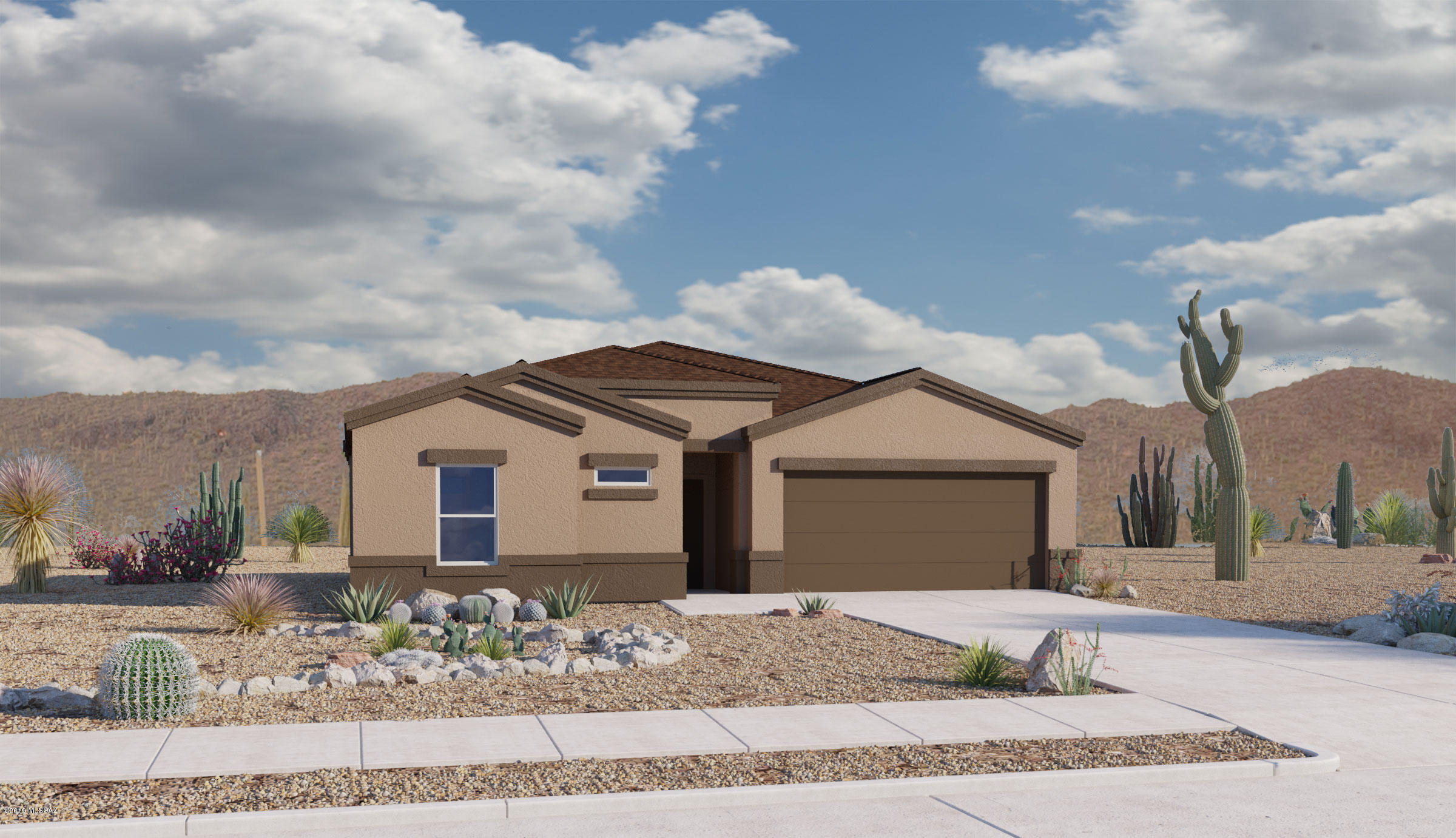 Make home ownership a reality & buy your brand new home from D.R. Horton Homes!  Come see our Jasmine floor plan@ 1255 sq ft this brand new construction home is an Energy Star Qualified Home which will save you up to 30% on your utility bills every month! Included with our Express upgrade package is- 9' Ceilings, Double Espresso Birch Cabinets, Quartz Counter tops, Stainless Steel Gas Range, Microwave and Dishwasher, 16x16 tile in staggered brick lay, everywhere but the bedrooms, 2-tone paint, 5 panel doors, Home Is Connected package, and much more! There are too many awesome features to list them all, you have to see it! This home is our 1255 sq ft plan with 3 bedrooms &  2 baths 2 car garage, plan #4120.  Upgrades include gas hookup & range package. This home has been framed and moving along in construction! Come out to visit our Community at Desert Vista Estates. @Valencia and Columbus area.
