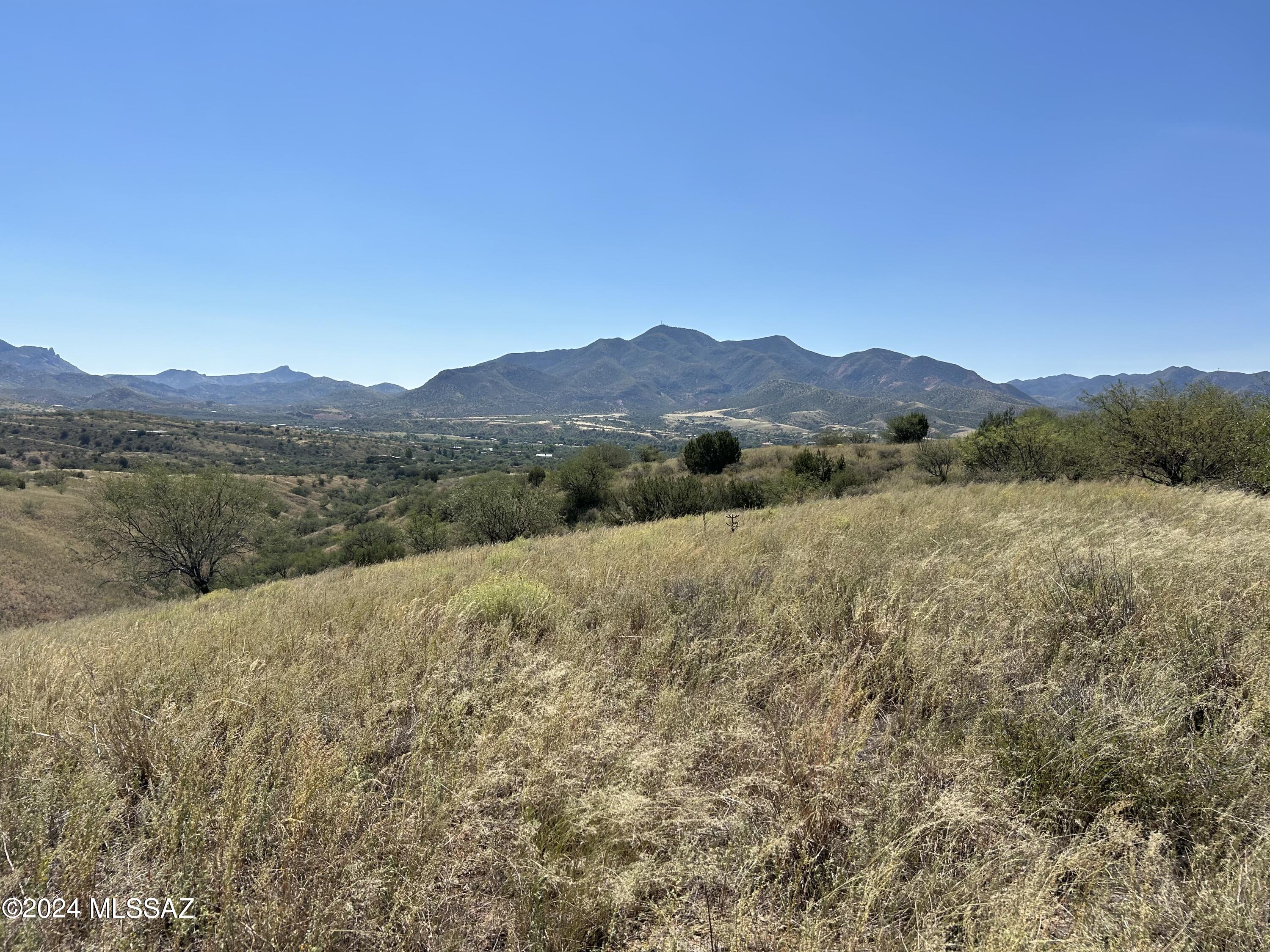 GORGEOUS MOUNTAIN VIEWS overlooking Patagonia!  Rare opportunity to buy great land so near Town of Patagonia.  16.56 acres, this lot is dividable into 4 parcels.  Electricity at the lot line, good dirt road with a simple road maintenance agreement.  No HOA to deal with or flood plain insurance.  Perfect for nature lovers.  Additional 7.59 acres available for a total of 24.15.  See MLS #22422409.