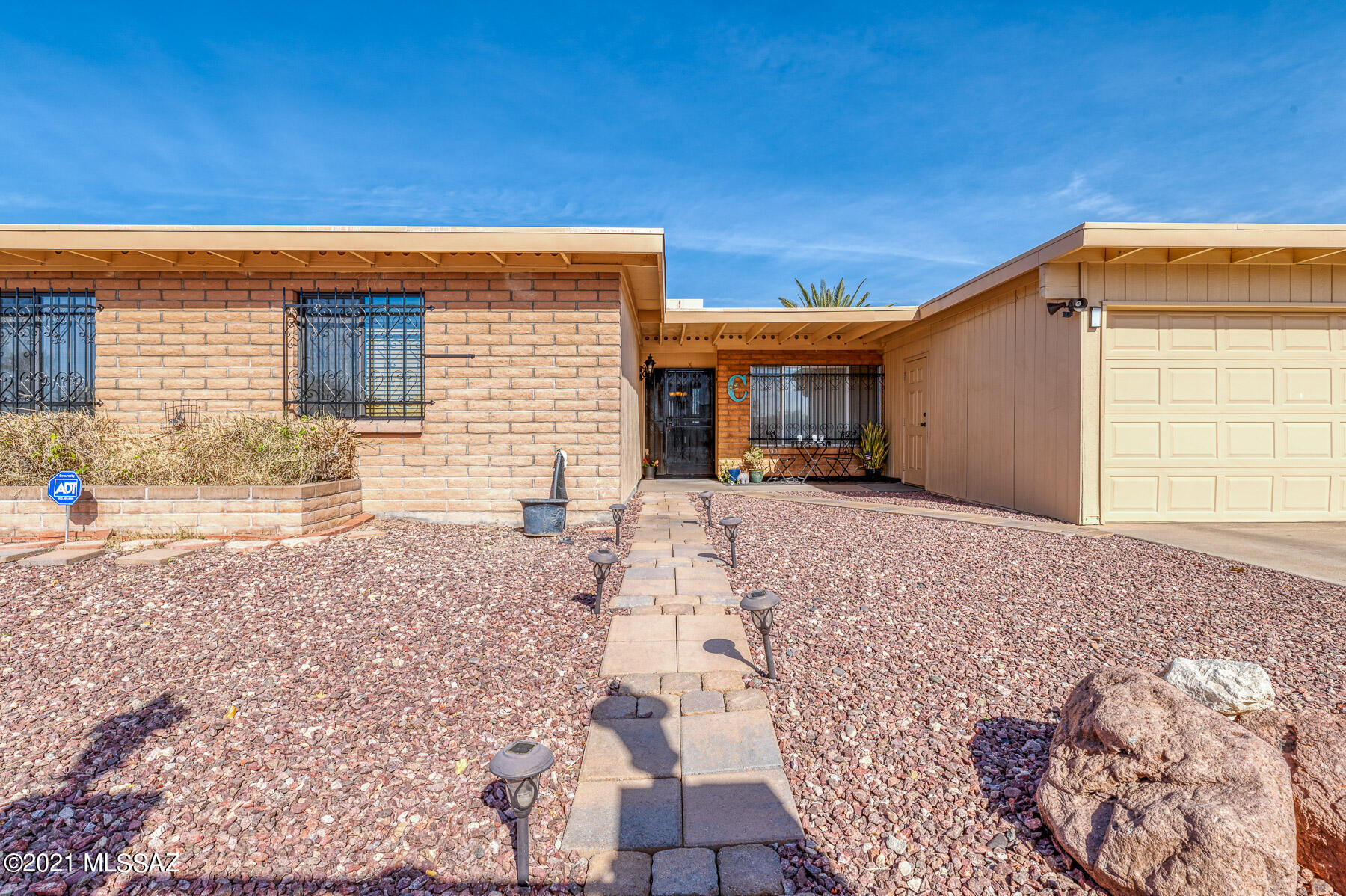 Beautifully well maintained home in popular Desert Shadows neighborhood.  Solid brick construction with low care landscaping in front and rear yards. Walk inside to find a nice upgraded home.