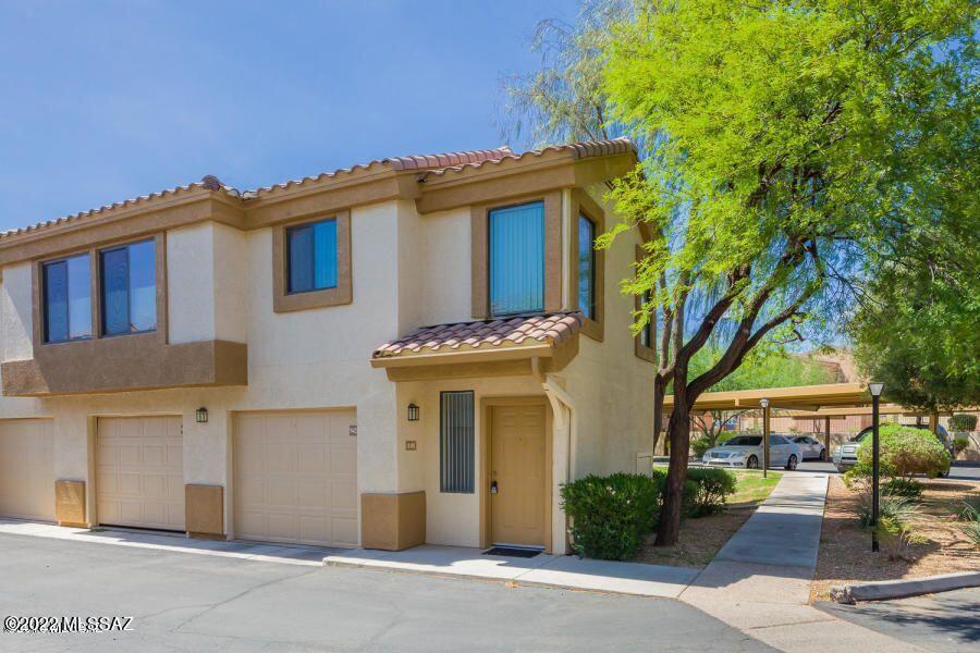 Luxury Townhouse with attached garage just steps away from the Riverwalk. Rare opportunity to lease a loft at the highly coveted Villas at Hacienda del Sol. Upper level end-unit offers a fantastic open floorplan with high ceilings. Designer finishes in kitchen & bathroom, incl. dark wood cabinetry, granite countertops, stainless-steel appliances. Across from the pool/spa area with open views from the balcony. Attached garage with private entrance to the unit. Gated community offers 2 Pools, outdoor BBQ's, Clubhouse and Fitness Center. Superb location close to St. Philips Plaza, Shopping, Restaurants, Medical & Cancer Centers. This is a rare find! Can also be rented fully furnished. One of the owners is licensed to sell Real Estate in the state of Arizona.