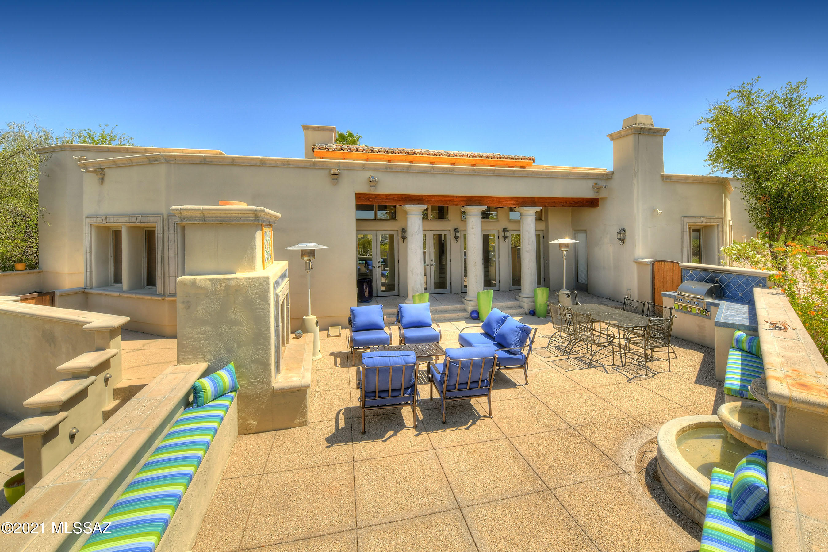 Prepare to be amazed by this 4,353 sq ft custom home built on one of the largest lots in Cat 10. Features 4BR/4BA, desired split floor-plan, exposed beams, Sonos sound system throughout, beautifully remodeled kitchen with quartz countertops, & custom Mexican tiles. Separate studio is great for artists, guest suite Or Rec room! Resort style backyard perfect for entertaining includes pool with solar temperature control.