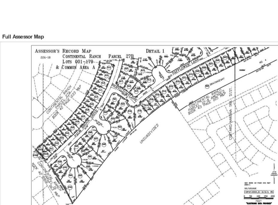 Continental Ranch Parcel 27 B (1-179) - Residential