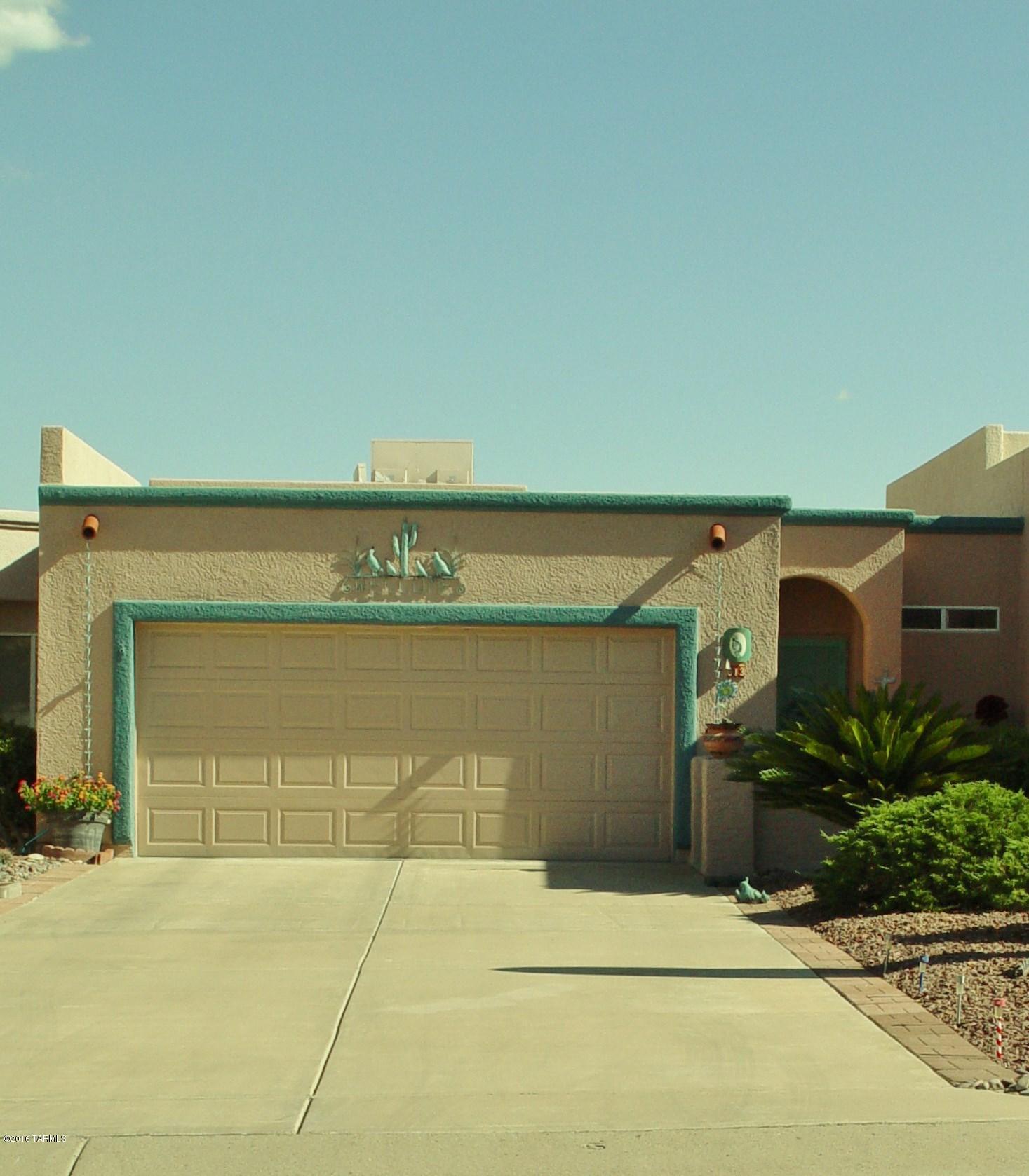 This lovely home meets the criteria of the most discerning buyer. It has been tastefully updated with new tile floors, remodeled bathrooms, new sliders to the patio, new ewindows on the south walls and did I mention - a view of the Santa Ritas to enjoy the sunrise every day. This Dorn-built home has the tall ceilings and extra windows that create the light-filled and spacious homes that people love about the SpringPointe subdivision. There are also many other updates like a security wall/gate in front, new cabinets in the dining area and a solar tube in the master bath. A home warranty is offered and some of the furniture can be purchased by SBOS. The HOA pays for a blanket hazard insurance policy for the annual HOA fee which saves you money on your home insurance. You'll love this home.