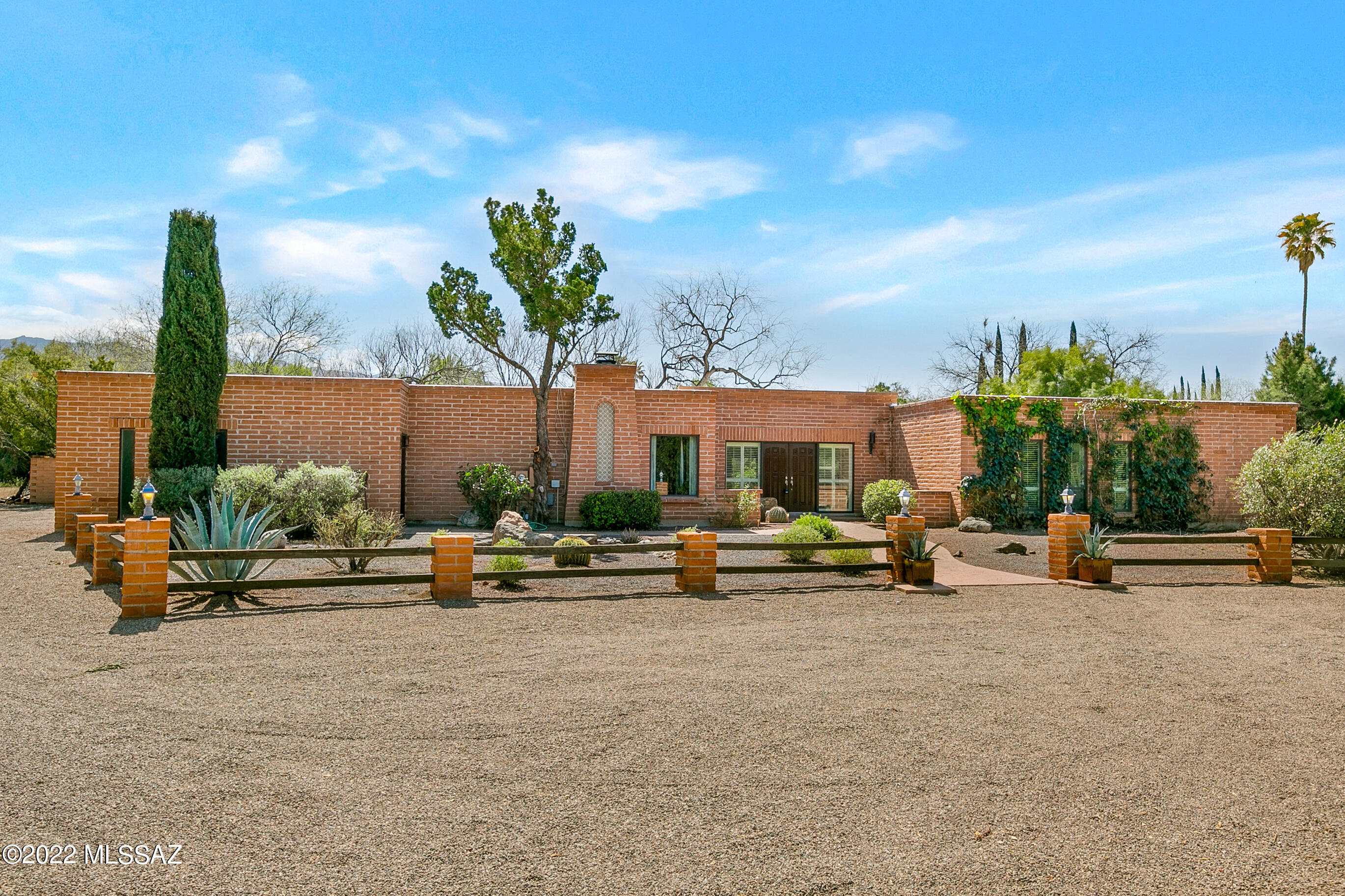 Gorgeous adobe home nestled by mesquite trees  on peaceful cul de sac in Forty Niner Country Club. Gracious floor plan boasts 4 BR / 2 BA encompassing 2476 sq. feet. Enjoy outdoor living with covered patio, lush mature landscape and tantalizing pool. Majestic mountain views from this serene setting. Energy efficient Pella windows and doors. Bedrooms have new carpet. Deluxe kitchen offers abundant cabinetry.  Family room off the kitchen has cozy fireplace. Roof has been recoated 3-30-2022 with 2 year warranty. Friendly neighborhood with driving range, fitness center, restaurant with a variety of memberships available.