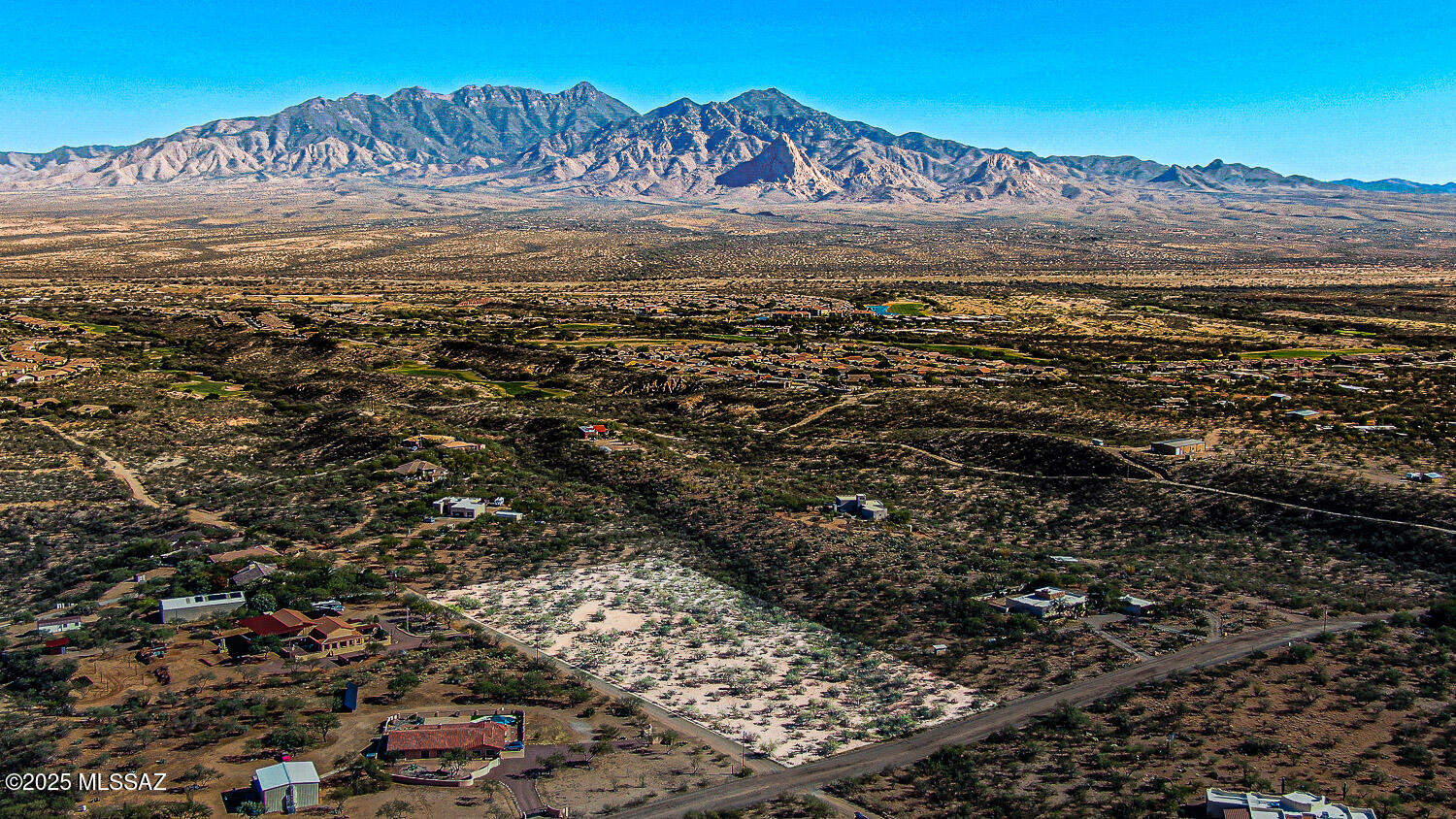 ✨ Panoramic Views & Prime Buildable Acreage ✨ Discover 3.32 acres of flat, easily accessible land—ideal for crafting your dream home. This exceptional homesite offers breathtaking vistas, abundant privacy, and wide-open space, all just minutes from town conveniences. With a voluntary HOA and zoning that allows for horses and other animals, the possibilities are endless. Whether you're envisioning a private retreat or a spacious ranch-style residence, this property provides the perfect canvas to bring your vision to life. HOA is voluntary, $50 a year if you choose to be part of it (any why wouldn't you,) The only guild lines are Pima County Guidelines. They do ask everyone to pay $150 a year for road maintenance.  Survey available