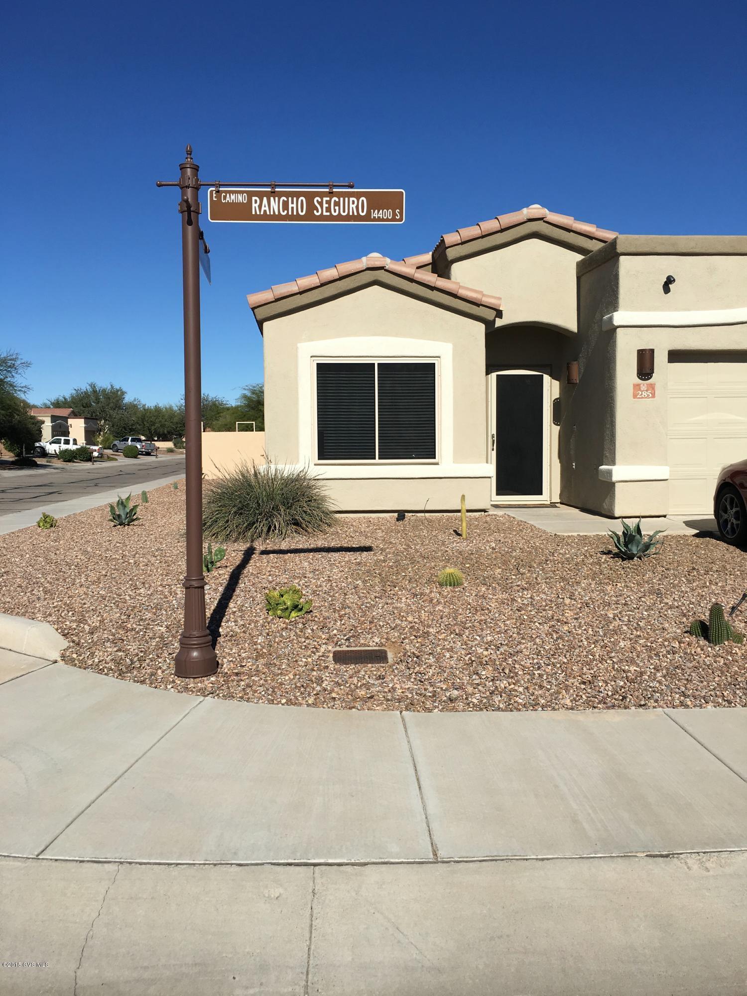 Stunning single level home on a corner lot. This home shows like a model, with upgraded tile floors in all walkways and great room, upgraded maple cabinets with crown molding, granite counter tops and a perfect year round screened in porch to enjoy the Arizona weather. The corner lot offers privacy along with a nice back yard with low maintenance and raised flower/gardening beds. The outside of the home was just painted and offers sunscreens and security door screens. The extended garage provides additional built in storage and enough room for a truck to fit nicely inside. This community offers miles of walking and biking trails, heated pool with water park, fishing and water activities on the lake and so much more. Come see what this amazing home and community can offer you today!