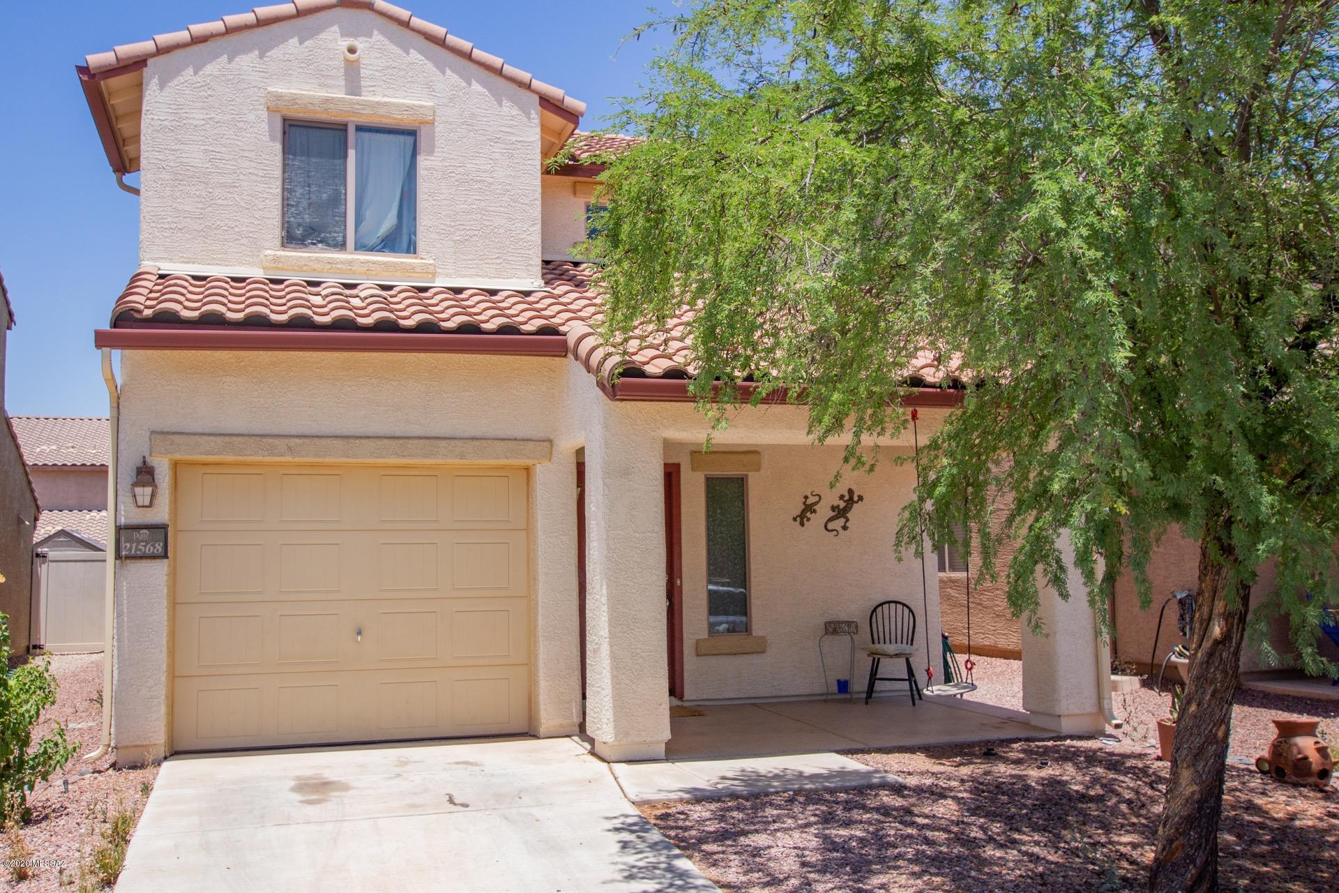 Red Rock Village is a community like none other. Families enjoy the athletic facilities, walking paths, pools, and parks. This charming home has a welcoming front porch, and an open floor where the kitchen is connected to the living room to facilitate gatherings. Upstairs you will find a loft which offers a little extra space to enjoy. Come see it for yourself!