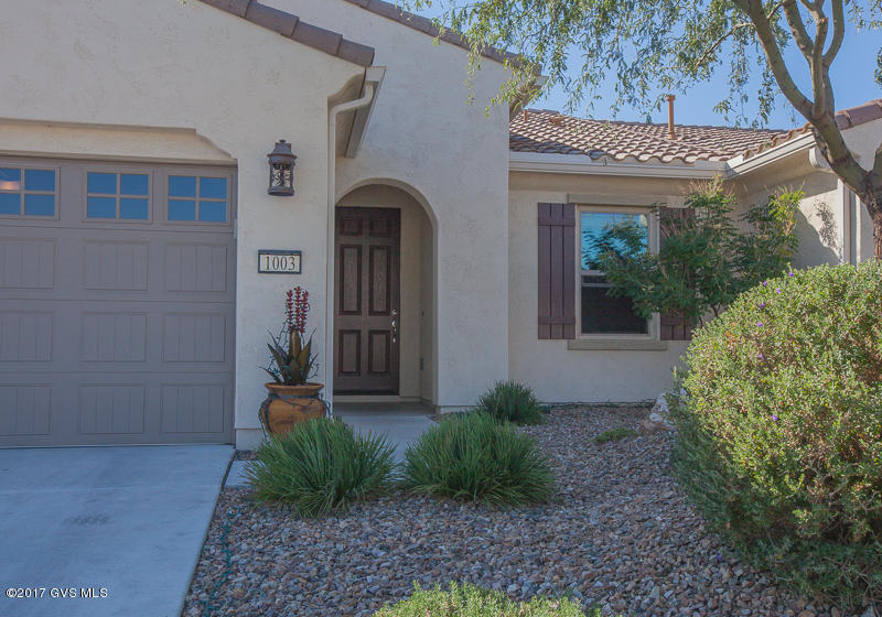 LOCK AND LEAVE LUXURY VILLA without the hassle (or expense) of building? No exterior maintenance! This compact but well appointed Villa will leave you free to enjoy the best of resort living without the maintenance or expense of owning a free standing home. This beautiful like-new Sagebrush has a premier location on a corner lot. Wonderful finishes include: Granite counter tops, medium finish cabinets, Blanco sink, stainless steel appliances, upgraded light fixtures, 18'' ceramic tiles in great room and kitchen. Completed in 2014. Situated on a corner lot, the property is adjacent to common area on one side for added privacy.