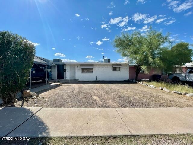 This is a home with 2 bedrooms and 1 bath. carpet in the living room and bedrooms. The home features a bonus Arizona room and a large laundry with washer/dryer hookups. The kitchen features a gas stove, frig, and eating area. The backyard is fully fenced with a covered patio and shed for outside storage. There is off-street parking in the front for 2 vehicles. This home will be available December 7th, 2023, for a 1-year lease. The rental rate is $1,150.00 per month and the security deposit is $1,725.00. :If pets are allowed and approved, there is a monthly pet fee ranging from $25 - $100 per pet, plus a one-time $150 non-refundable pet fee, per pet. The monthly fee is determined by PetScreening.com. 

Our residents are automatically enrolled in our Resident Benefit Package. The cost of this program is $35 per month. For more information regarding this program, please go to www.bluefoxproperties.com to the For Residents tab on the banner and click on the Resident Benefit Package on the drop-down menu.

Every adult age 18 and over must complete an application. The application fee is $55 per adult. The application process includes credit, criminal, previous rental history, employment, and income verification. Residents are required to obtain and keep liability and renter's insurance in full force and effect during the full term of the lease agreement and any subsequent renewals. The coverage must include at minimum the following:

$20,000 renter's content coverage
$100,000 tenant liability insurance coverage
$10,000 renter's bodily injury coverage

Our residents may purchase their own policy as long as Landlord and Agent are listed as "additional insured". It is important to note that "additional insured" and "additional interest" are not the same thing. If the policy provider will not name Landlord and Agent as "additional insured", our residents will have to find an alternate provider that will. Our residents must provide a copy of the policy to Blue Fox Properties, LLC prior to lease signing and prior to signing any lease renewal. If the copy is not provided prior to lease signing, Tenant will automatically be enrolled in the insurance policy provided through Blue Fox Properties, LLC and charged accordingly. The cost of the Blue Fox policy is $20.

Our minimum rental requirements include the following:
1.The applicants' household verifiable gross monthly income must be 3 times the rental rate.
2.All our homes are offered as non-smoking. No smoking is allowed on the premises, inside or outside the home.
3.Reasonable credit which includes but is not limited to an average credit score of 580 for all applicants combined. If you are concerned about challenged credit, you may be able to address this concern by adding a cosigner or offering additional security deposit. Contact us for details.
4.If this property is located within the City of Tucson, housing vouchers will be considered.
5.Applicant to provide proof that debts to previous landlords have been satisfied. An eviction can be grounds for denial.
6.No felonies for the past 10 years related to property damage, illegal substance manufacturing or distribution, or assault. Other criminal activity may be grounds for denial.
7.All pets are subject to approval.
8.No bankruptcies that have not already been discharged.
9. All current or pending collection accounts owed to any utility companies must be paid in full, with no exception, and must provide a receipt from the collection agency or utility company stating the collection fee has been paid or settled.
10. You must fill out an application on www.bluefoxproperties.com. Applications submitted through any other site will not be accepted and Blue Fox will not be responsible for any refunds.

Blue Fox Properties is an Equal Opportunity Housing provider. We are also licensed REALTORS.