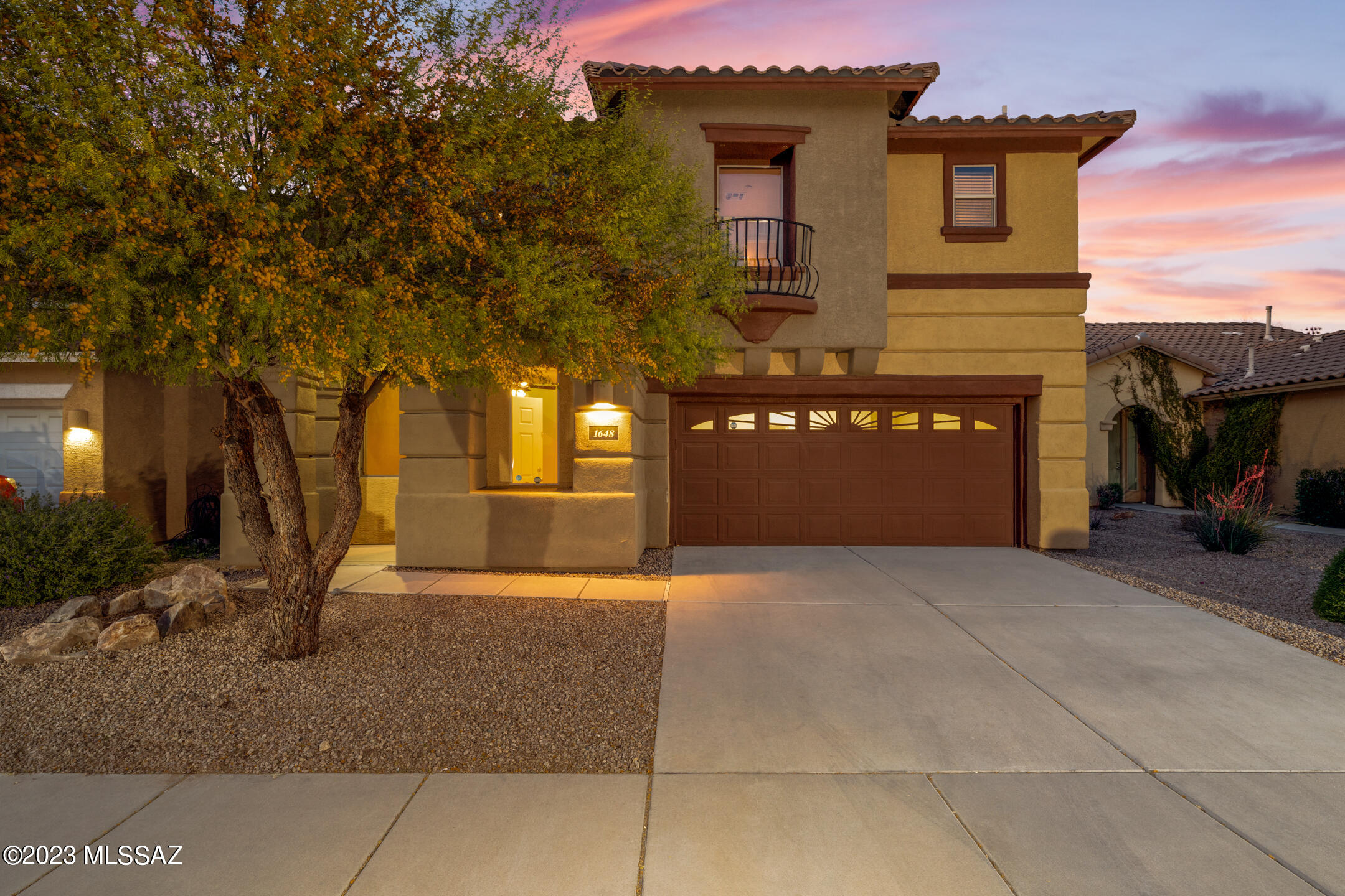 Welcome to your stunning new home! This meticulously-maintained property boasts 4 bedrooms, 3 bathrooms, and a spacious open floor plan that's perfect for entertaining. The home has new interior and exterior paint, large tile flooring, and plantation shutters. 
The kitchen is a chef's dream, with plenty of counter space, granite countertops, and a kitchen island that is great for food preparation or a serving station when you have guests. The adjacent dining area is the perfect spot to host dinner parties or enjoy family meals.
The primary bedroom features a ceiling fan, a large walk-in closet, and plenty of space. And the en suite bathroom is complete with dual sinks and vanity lighting. It also contains a soaking tub and a separate shower. The three additional bedrooms are carpeted and and have ceiling fans to keep you cool during the summer months.
Outside, you'll find a private backyard with a covered patio and fountain allowing plenty of room for outdoor activities or a tranquil retreat. Located in a desirable neighborhood just minutes from shopping, dining, and entertainment options. Your next chapter starts here!
