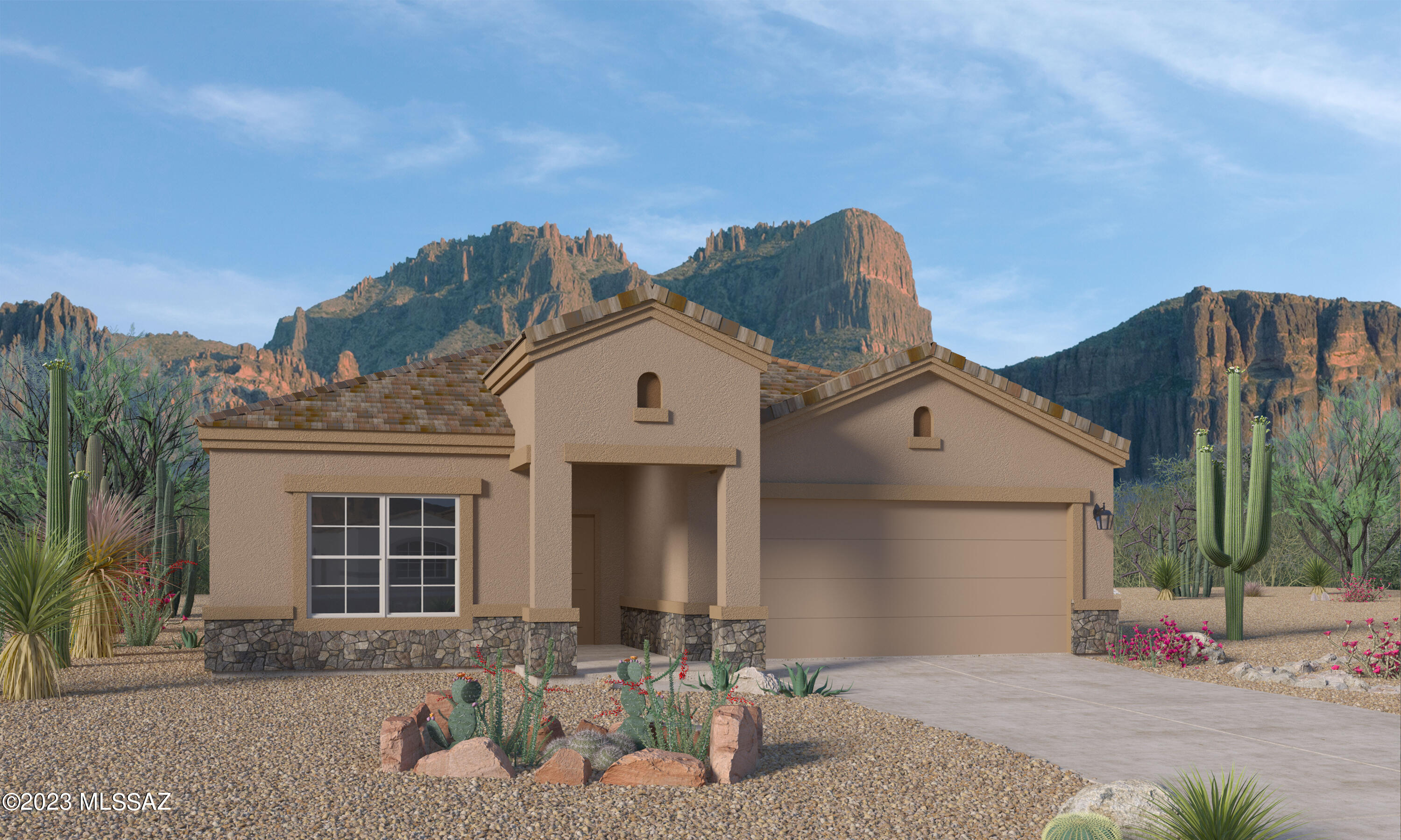 Open floor plan, with Stainless Steel Gas appliances granite countertops, tile in all the right places. Double sinks at master. Great size lot!!