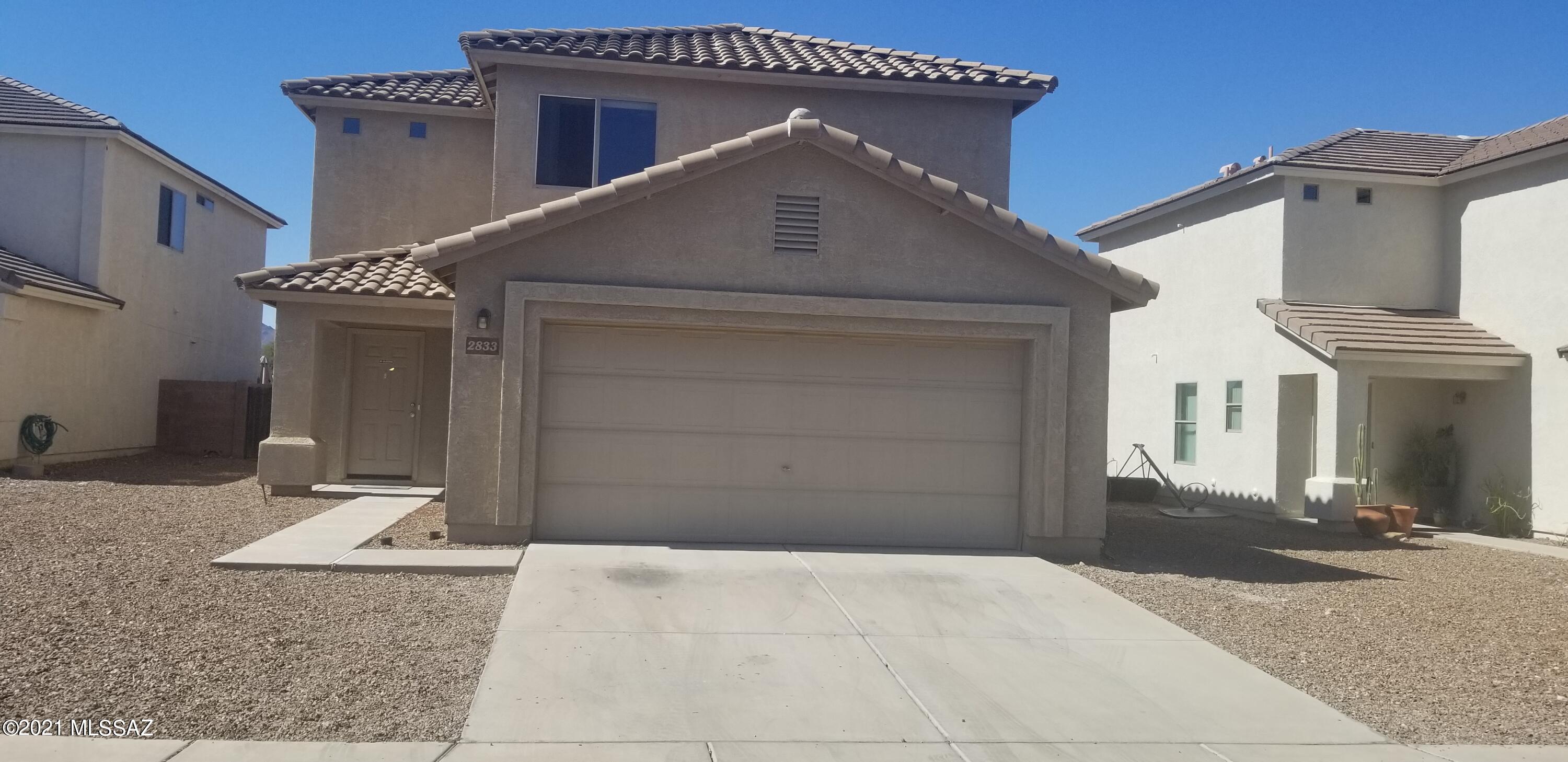 Location, Location... Motivated seller.

Nice House has 2 Stories, 4 Bedrooms, 2 Full and 1 Half Bath, on a large lot with mountain views. Ceramic tile downstairs , Carpet in all bedrooms, huge backyard. Brand new HVAC with transferable warranty ,  Washer and dryer stay. 

Great location just minutes away from Pima College West Campus, golf courses, parks, shopping, restaurants, and quick access to downtown and I-10.