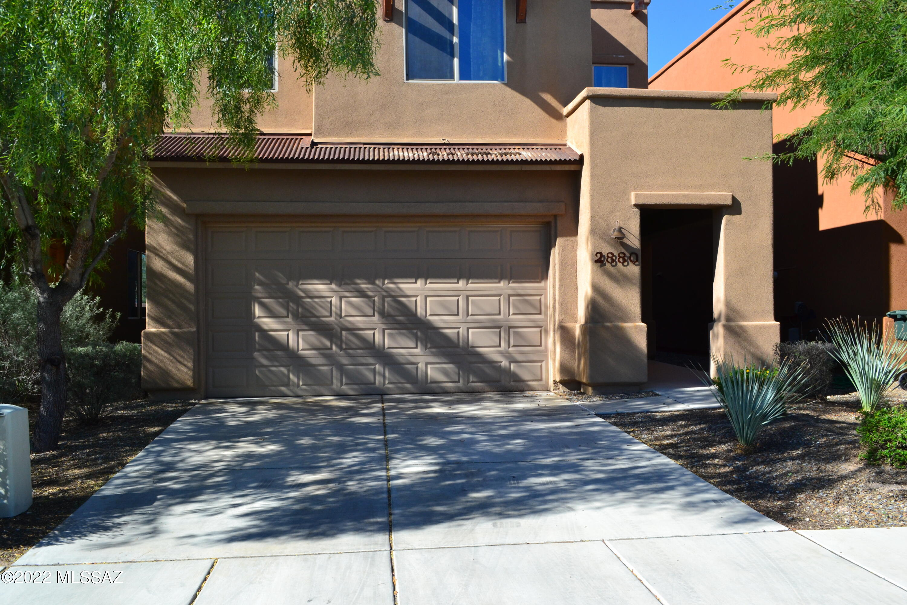 Beautiful 2 story  home well taken care of, all of downstairs is tiled flooring, large living room with open kitchen, plenty of cabinet space and pantry, upstairs loft with closet, all bedrooms have ceiling fans.  A/C, 2 car garage and COURTESY washer and dryer upstairs.