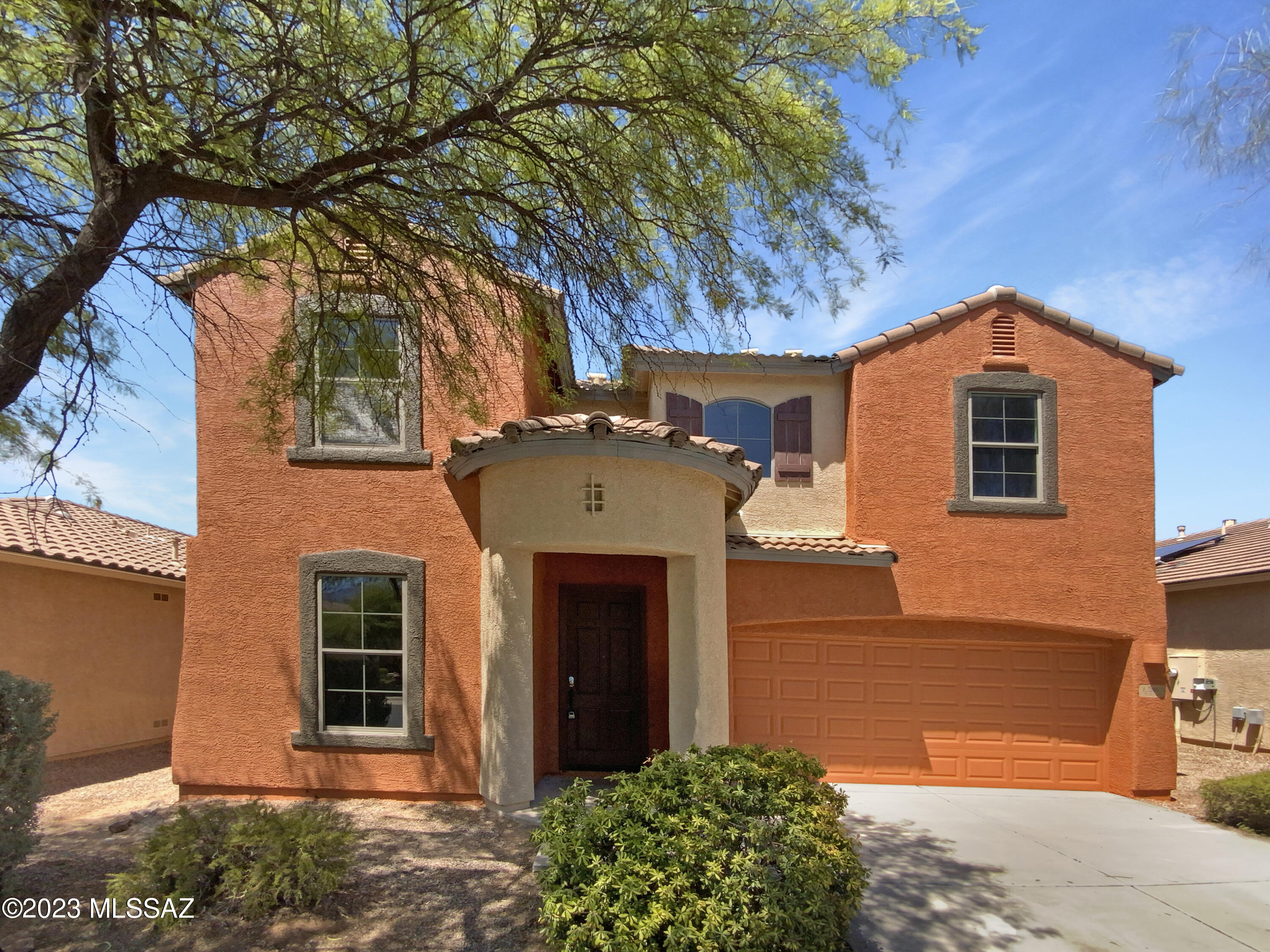 This charming home offers a natural color palette, fresh interior paint, and partial flooring replacement to create a warm and inviting atmosphere. The master bedroom features a walk-in closet for maximum storage, and the other rooms offer flexible living space. The primary bathroom has double sinks and good under sink storage. Outside, enjoy a fenced-in backyard with a covered sitting area. This home has all the features you need to make it your own. Make it yours today!