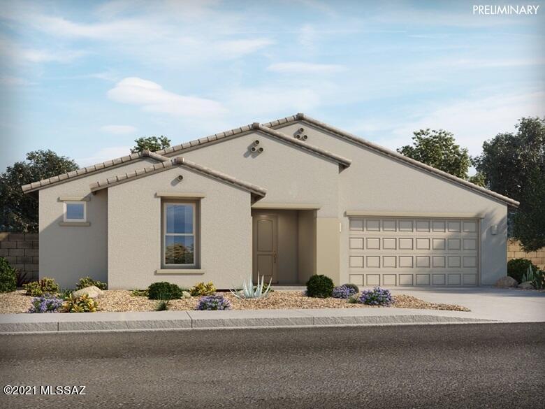 Brand NEW energy-efficient home ready April 2022! Modern Rustic Design Collection With four bedrooms, this single-story home offers room for the whole family to spread out. Find versatile options for the garage. Arbor at Madera Highlands
brings a series of single-story homes featuring fresh and functional floorplans with spacious primary suites and open living areas to Sahuarita. Homeowners
can enjoy the established amenities in the community, including a pool, playground, and walking trails. We also build each home with innovative, energy-efficient features that cut down on utility bills so you can afford to do more living