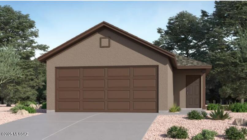 This new single-level home features a convenient open-concept layout that combines the kitchen with the living and dining areas. Three bedrooms are tucked away to the side of the home for enhanced privacy, including the spacious owner's suite, complete with a spa-inspired bathroom and walk-in closet. A two-bay garage completes the home. Our homes come with the Frigidaire Stainless Steel Appliances, Rinnai Tankless Water Heaters, Post-Tension Foundation, Taexx built-in pest control system, Radiant barrier roof decking, 2'' Faux Wood Blinds and more!
