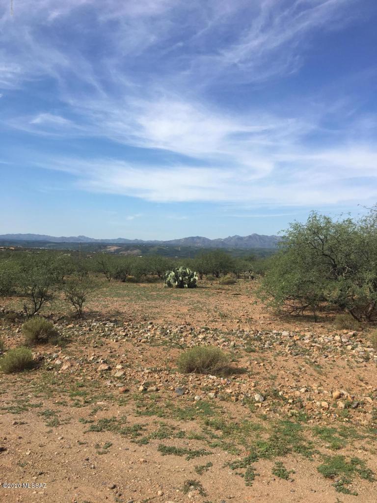 Nice flat lot with mountain views.