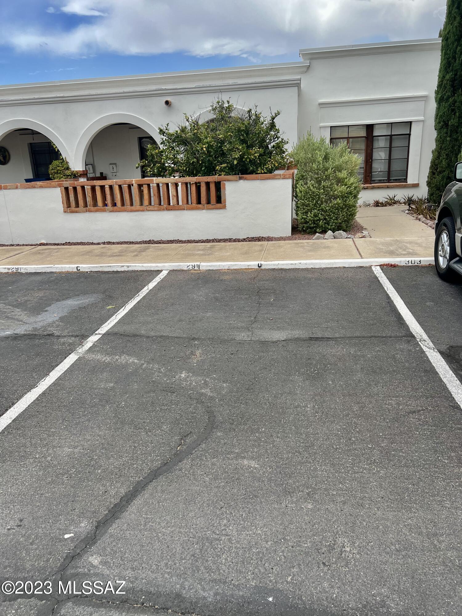 One bedroom villa in the East, parking spot right in front of your villa.  This villa has storage that has washer and dryer hook up. This unit is NOT IN GVR. It is available though.