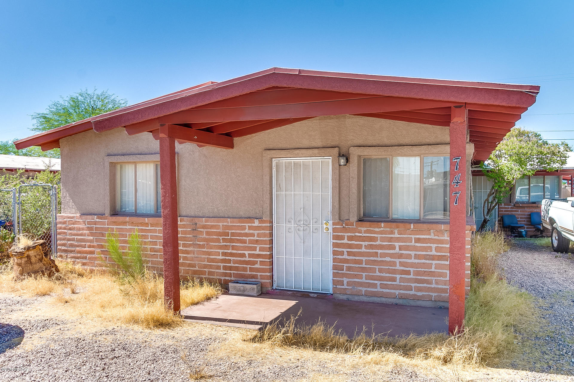 Don't miss this great investment opportunity near the University of Arizona! The property has three units: Two 2 bed/1 baths and one 1 bed/ 1 bath. Currently, the property brings in a gross income of $1,930/ month, but is projected to bring in $2,100 per the management company beginning in August 2019. This is located in an appreciating area just south of the Grant road expansion, the newly built Starbucks on speedway & 6th ave, etc. This one will go quick! Call the listing agent with any questions/interest.