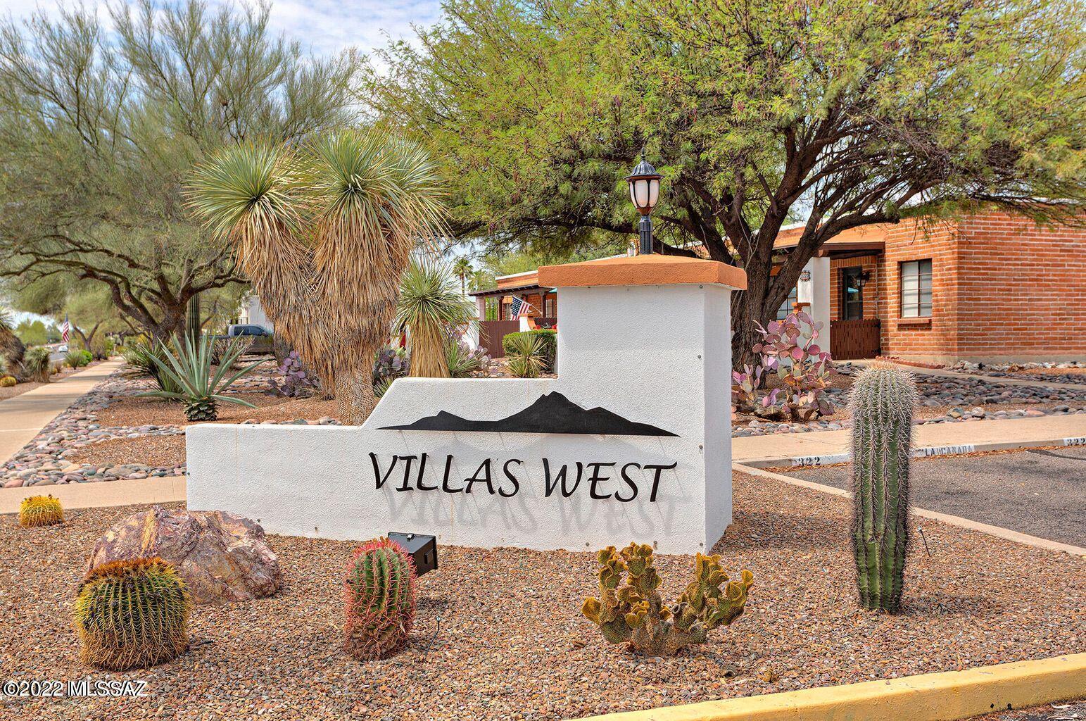 Two bedroom villa tucked away almost as far south as one can go in this community.  Lots of trees and greenery surround this villa.  Original windows have been replaced with double pane windows, all tile flooring, plantation shutters, full size dish washer, granite counter on one side of kitchen, gas cook-top, unique bathroom sink and more.  The best part is the community with access to pools, recreation, walking opportunities and then to top it off, all that Green Valley Recreation has to offer.  Most of the major components are covered by the HOA so this is a low maintenance home.