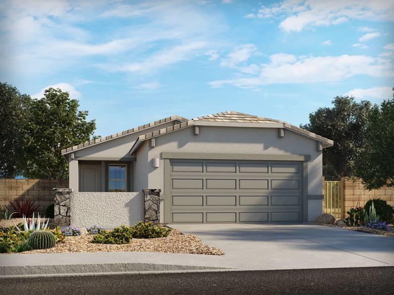 Brand NEW energy-efficient home ready November 2021! Featuring pendant lighting, stainless steel appliances, tankless water heaters, smart home features, and of course Meritage's industry leading energy efficiency! Espresso cabinets with shaded grey granite countertops, blended stone tile flooring with multi-tone carpet in our Elemental package. Watch the desert come to life from the Carnival plan covered patio just off the great room. Convenient access to employment centers and downtown Tucson. Amenities include splash pad, community garden, dog park and greenbelts. Located in the highly sought-after Marana Unified School District. Known for their energy-efficient features, our homes help you live a healthier and quieter lifestyle while saving you thousands on your utility bills.