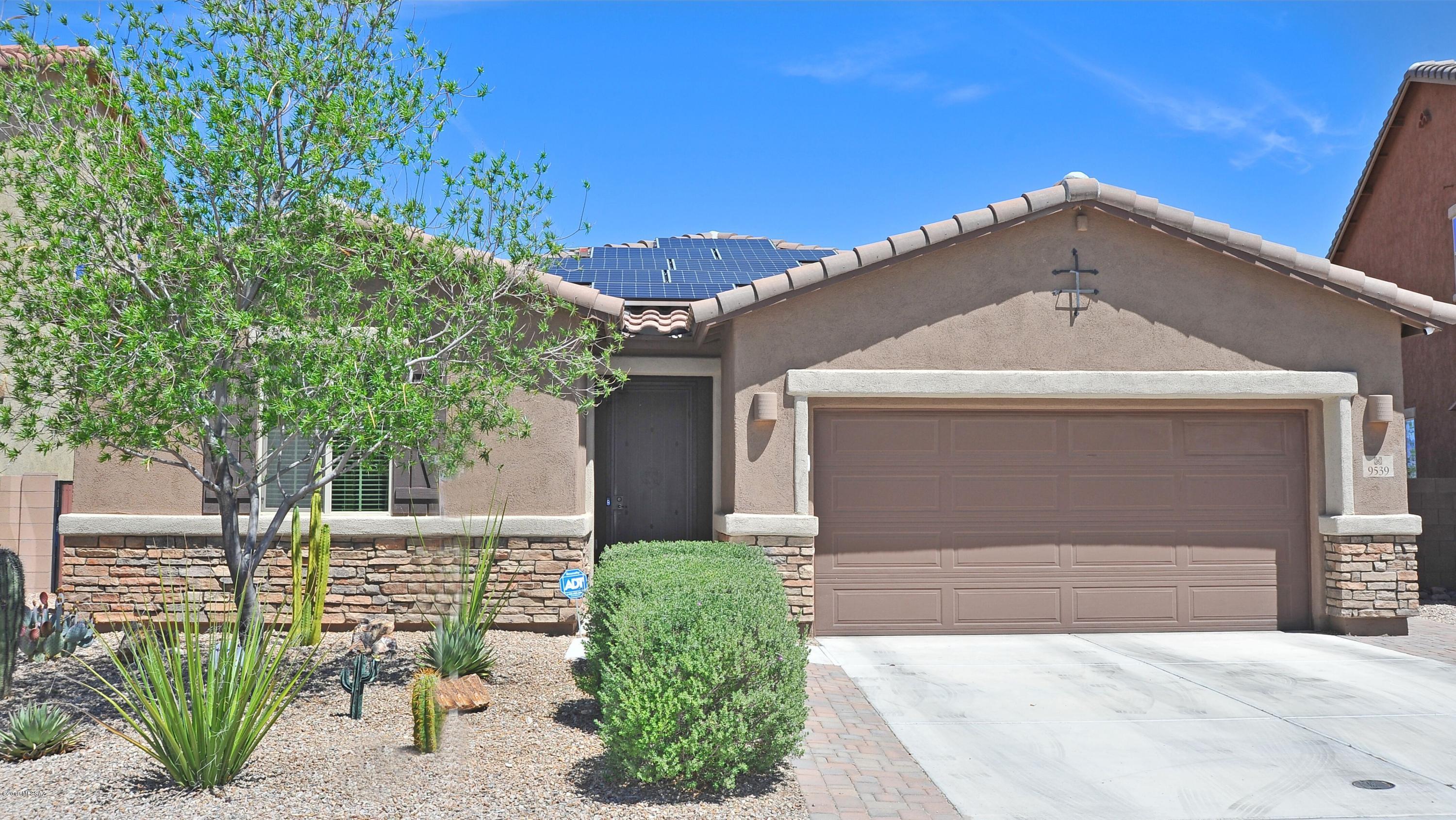 BE READY TO BE IMPRESSED!  This home has over $125k in upgrades & improvements ! The gourmet kitchen will impress the finest chefs w/42'' cabinets, double ovens, tons of granite counter space & a large walk-in pantry.  Kitchen opens to spacious great room w/a beautiful view of the backyard & state land. Split bedroom floor plan. Den is large enough to be a nice size bedroom. The backyard is an entertainer delight. 
 It offers extended patio, brick pavers on patio & around pool, stacked rock spa w/waterfall into pebble tech pool w/wifi controls all backing to state land w/ mountain views. Garage has 4'extension w/overheard storage & owned Pelican whole house water conditioner w/water filtration system. Seller recently installed 10.2 Kw Solar System w/wifi monitoring  (owned not leased)