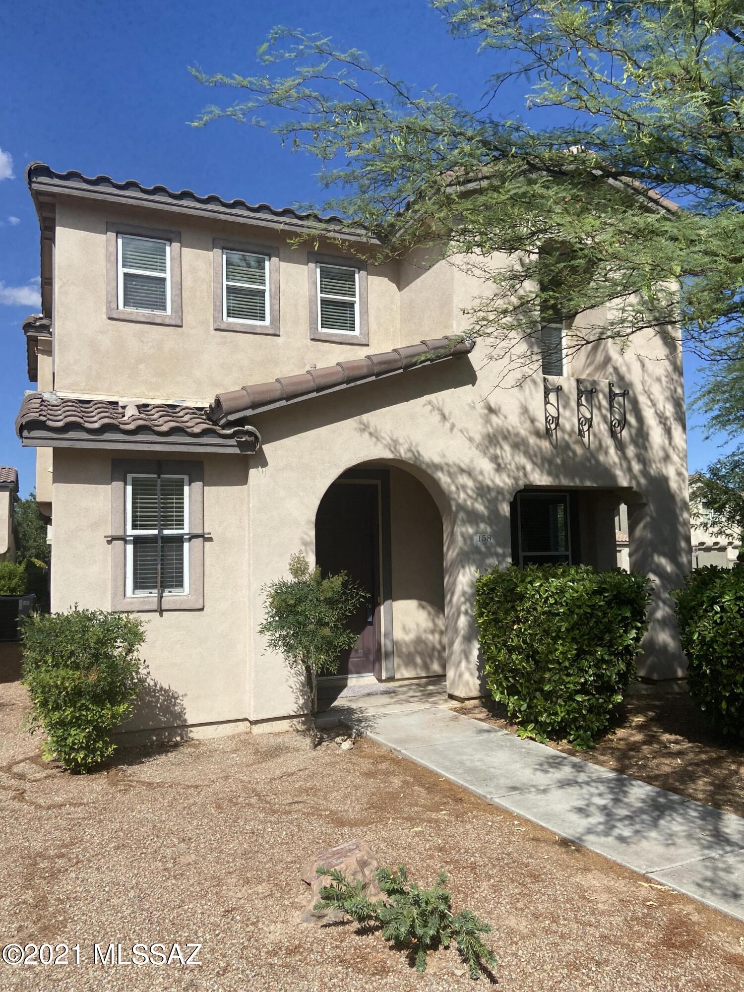 Premium corner lot with beautiful lush landscaping. Move-in ready 3 bedroom, 2 1/2 bath, 2 story with lots of large feeling rooms and living spaces. Kitchen has lots of cabinet storage, countertop space and pantry. Spacious great room living and dining room. Large upstairs loft. Spacious bedrooms, laundry room and extra guest parking nearby. Sellers are licensed real estate agents in Arizona.