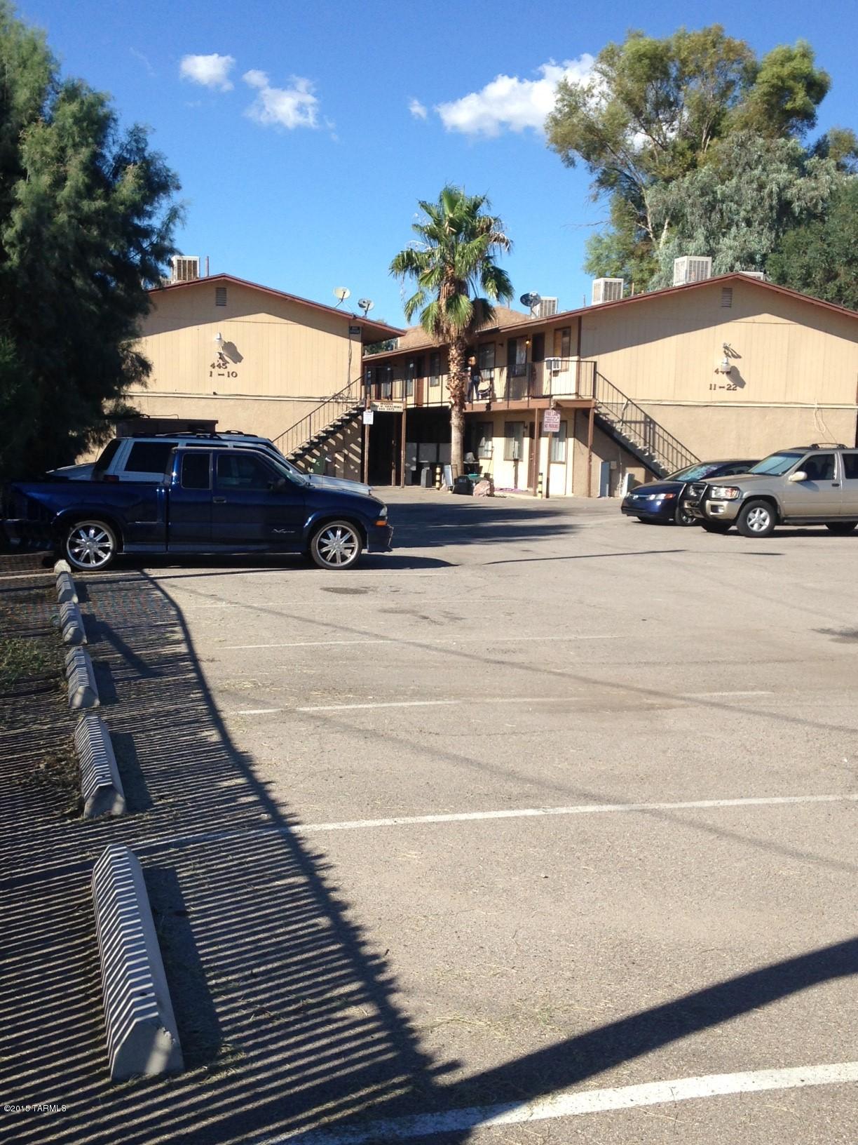 22 units w/pool and security gate entrance. All units INDIVIDUALLY METERED FOR ELECTRIC!! ELECTRIC IS CURRENTLY INCLUDED IN THE RENT BUT AGAIN ALL UNITS ARE INDIVIDUALLY METERD SO GREAT UPSIDE. Ceramic tile through out on ground floor units. All 2 Br 1 BA units.
