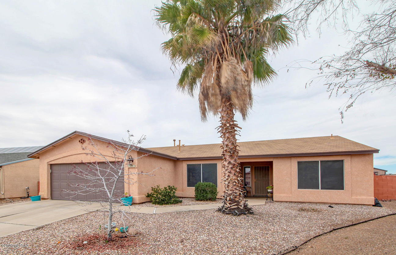 Charming 3 bedroom/2 bathroom home nestled in a cul-de-sac with panoramic mountain views and city lights at night. This well maintained home has a newer HVAC and water heater, no poly-pipes, unique bathroom copper sinks with granite tops. Spacious master bedroom with a walk-in closet. Kitchen has newer appliances, granite tops, breakfast bar and a dining area. Enjoy the backyard with a covered  patio and no one but desert behind you while you enjoy the view of the sunsets and sunrises. Make an appointment to see it!