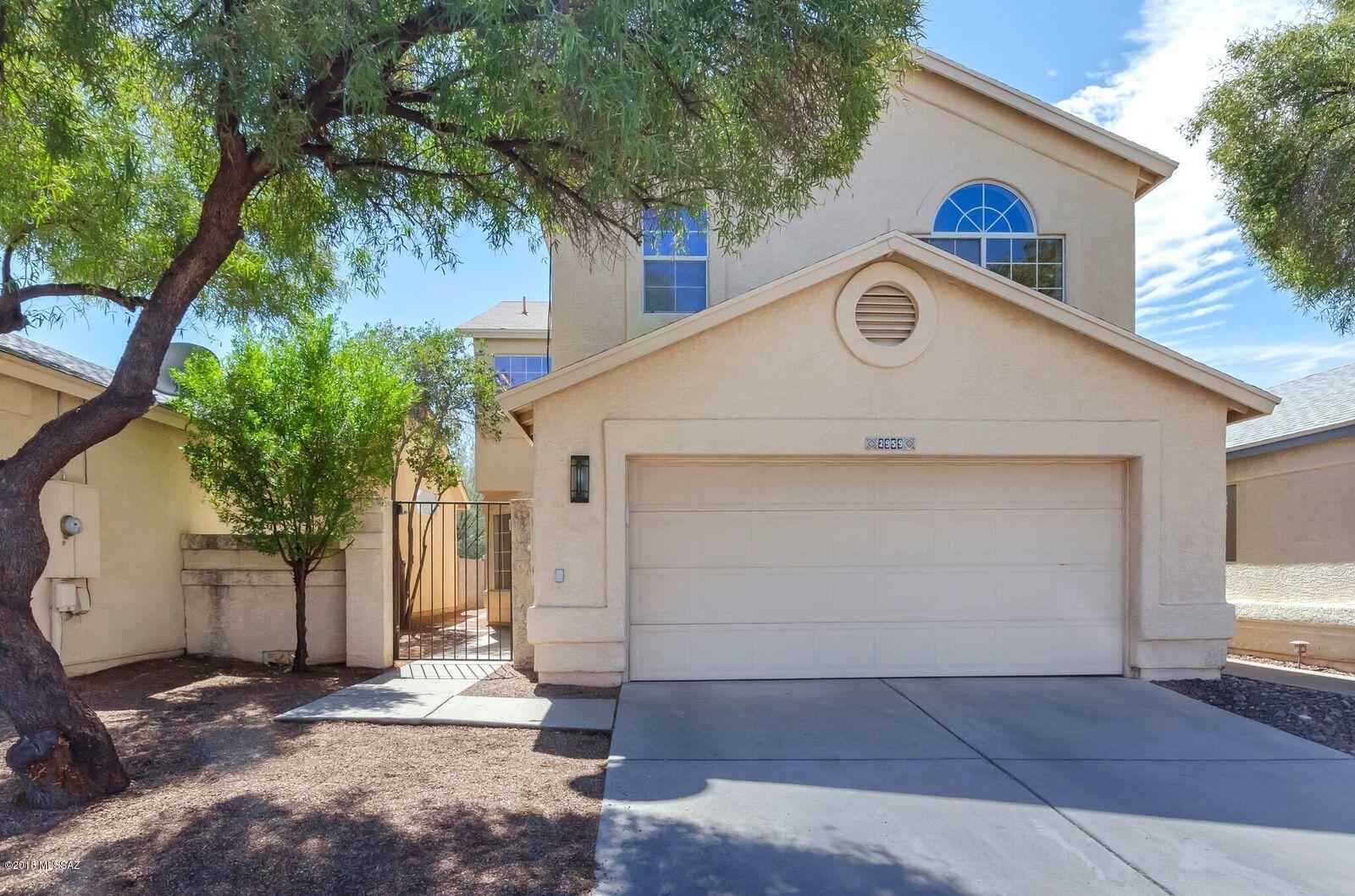 This two story home has been freshly painted though out, all tile floors downstairs and new carpeting upstairs. Kitchen recently renovated with new counters, new sink, dw. plus an island bar, roll out shelves, breakfast bar & pantry. Informal dining w/bay window plus formal dining or den area. An arched doorway leads into the great room with vaulted ceilings and guest bath. Large master bedroom with huge walk in closet and master bath offers a garden tub, sep. shower and dual vanity sinks.Two guest bedrooms, one of which has a walk in closet plus Jack-N-Jill bath. Ceiling fans, plenty of storage, insulated garage with attic storage and includes washer & dryer plus laundry sink. Community pool plus RV storage. Public/Private/Charter schools nearby shopping, restaurants & easy access to I-10