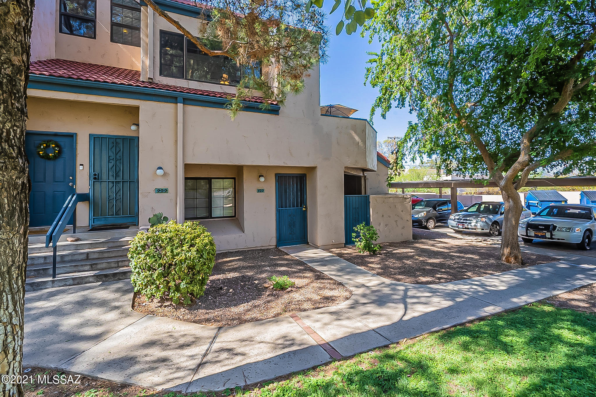 Loft & 1 bedroom in a desirable location along the Rillito River walking and biking path.  Fantastic updated Kitchen w/ Granite counters, floors  & bathrooms updated, washer and dryer included. Great outdoor patio area with storage, Sunset and Mountain Views. Fully furnished, including dishes & utensils.  This complex features 2 pools, spa plus lighted tennis courts and covered parking. This unit is located Near St Philips plaza and you will enjoy easy gate access from the ''Loop'' River Walk -Biking access to Trader Joes and restaurants along the Rillito path and located a few minutes north of the U of A and Banner.