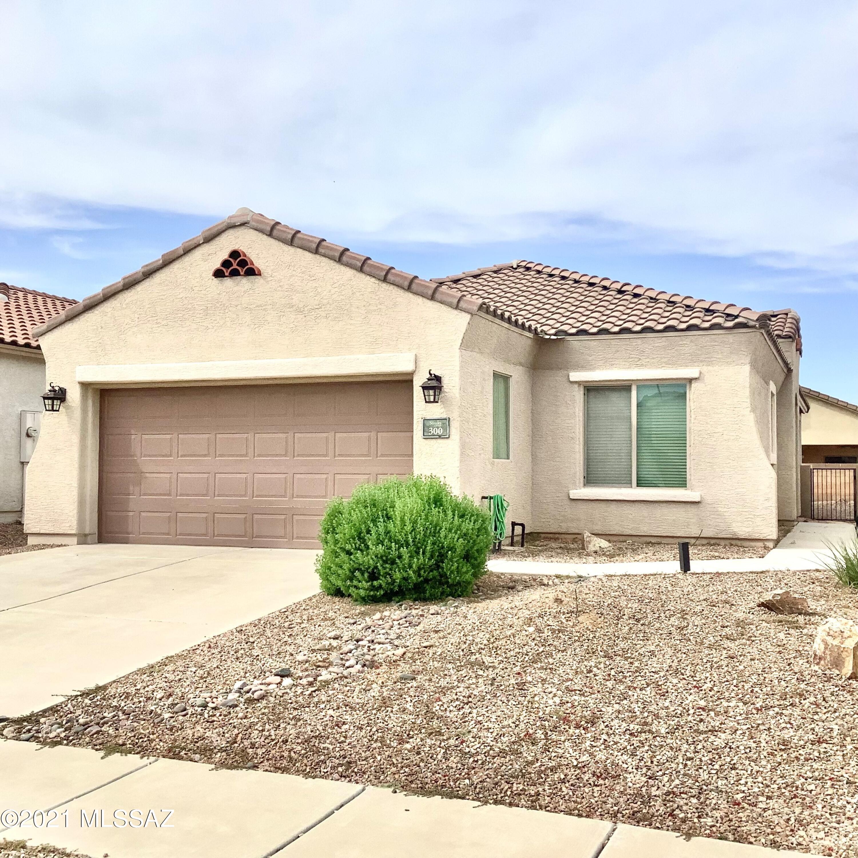 Lovely 3 bedroom, 2 bath home in desirable Sonora Del Webb. Eat in kitchen boasts painted cabinets and center island. Roomy Master with bay window and French doors to on suite and large master closet. Front bath has a ''must have'' walk-in tub. Visit the clubhouse to see all the amenities available in this community.