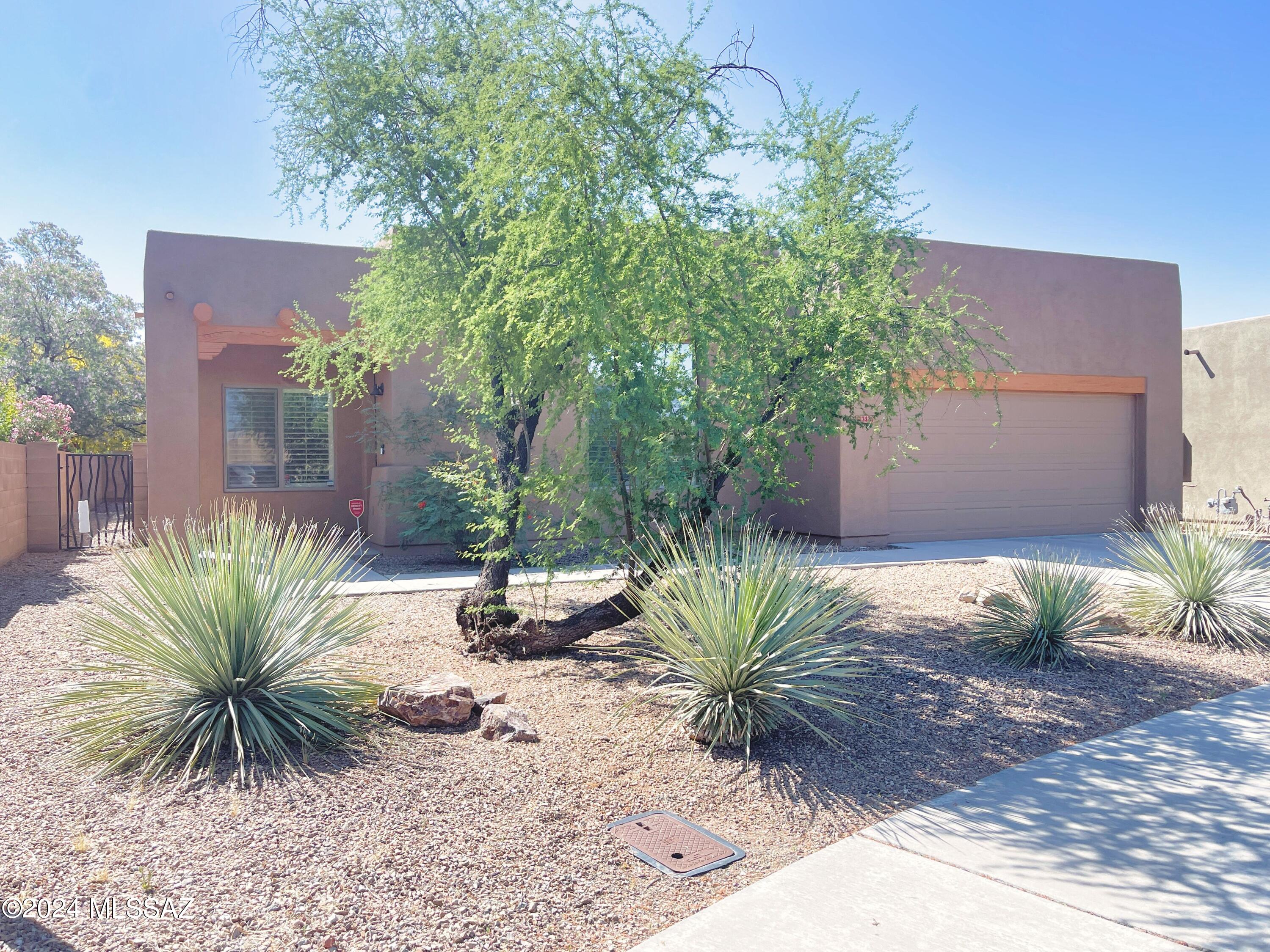 No Application Fees!  Beautiful 3 bedroom, 2 bathrooms, eastern Tucson home located in Continental Reserve. This beautiful home has a number of upgrades including tile flooring in all living areas, 15' ceilings, plantation shutters throughout, ceiling fans in each room, two-tone neutral paint and plush upgraded carpeting in each bedroom.  Plenty of living space with a large open family room, separate living room and formal dining area. Spacious kitchen features, Corion countertops, extended breakfast bar, large island, upgraded cabinets, separate pantry and all appliances. This is a split-level floorplan home and the larger primary suite has double closets, double sink vanity, garden tub and separate shower. Washing machine and dryer are included.