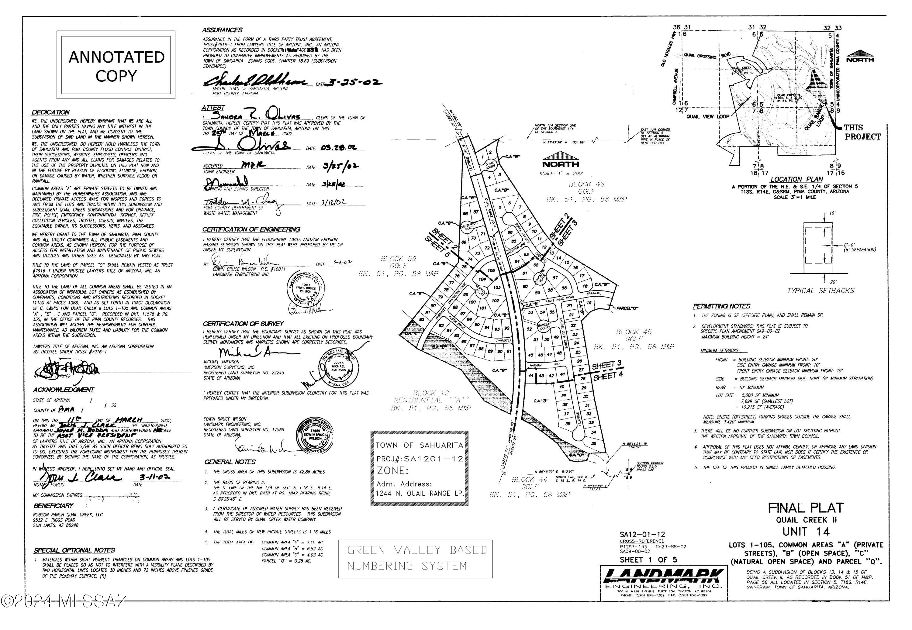 Quail Creek II Unit 14 - Land