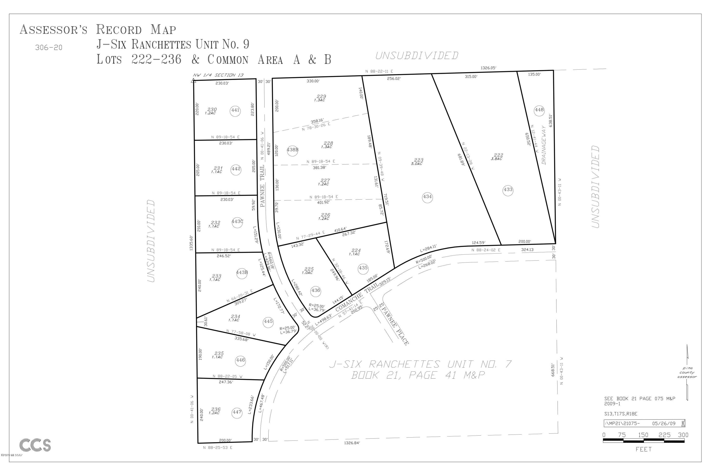 J - Six Ranchettes Unit NO. 9 (222-236) - Land