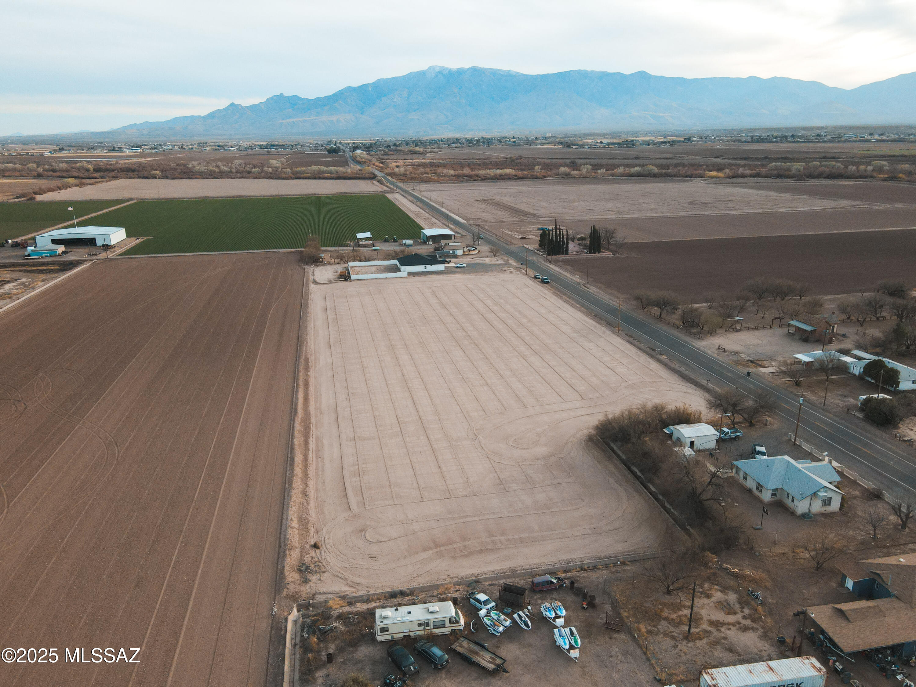 Seize the opportunity to own 4.18 acres of land, offering breathtaking views of Mt. Graham and an ideal location for building your dream home, farm, or investment property. The property is a total of 4 parcels that have been surveyed, staked, and flagged. Gas, water, and electricity are close to the property line. With plenty of space and exceptional positioning, this land offers limitless potential for building, agriculture, or simply enjoying the expansive desert beauty with unmatched mountain views.