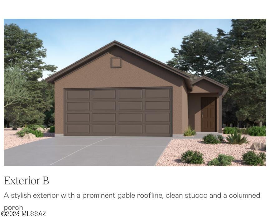This new single-story home features a modern layout with room to grow. The stylish kitchen shares a footprint with the living and dining areas, and a covered patio provides convenient outdoor access. Three bedrooms are placed to the side of the home, including the luxe owner's suite, complete with an en-suite bathroom and generous walk-in closet. Our homes come with the Frigidaire Stainless Steel Appliances, Rinnai Tankless Water Heaters, Post-Tension Foundation, Taexx built-in pest control system, Radiant barrier roof decking, 2'' Faux Wood Blinds and more!