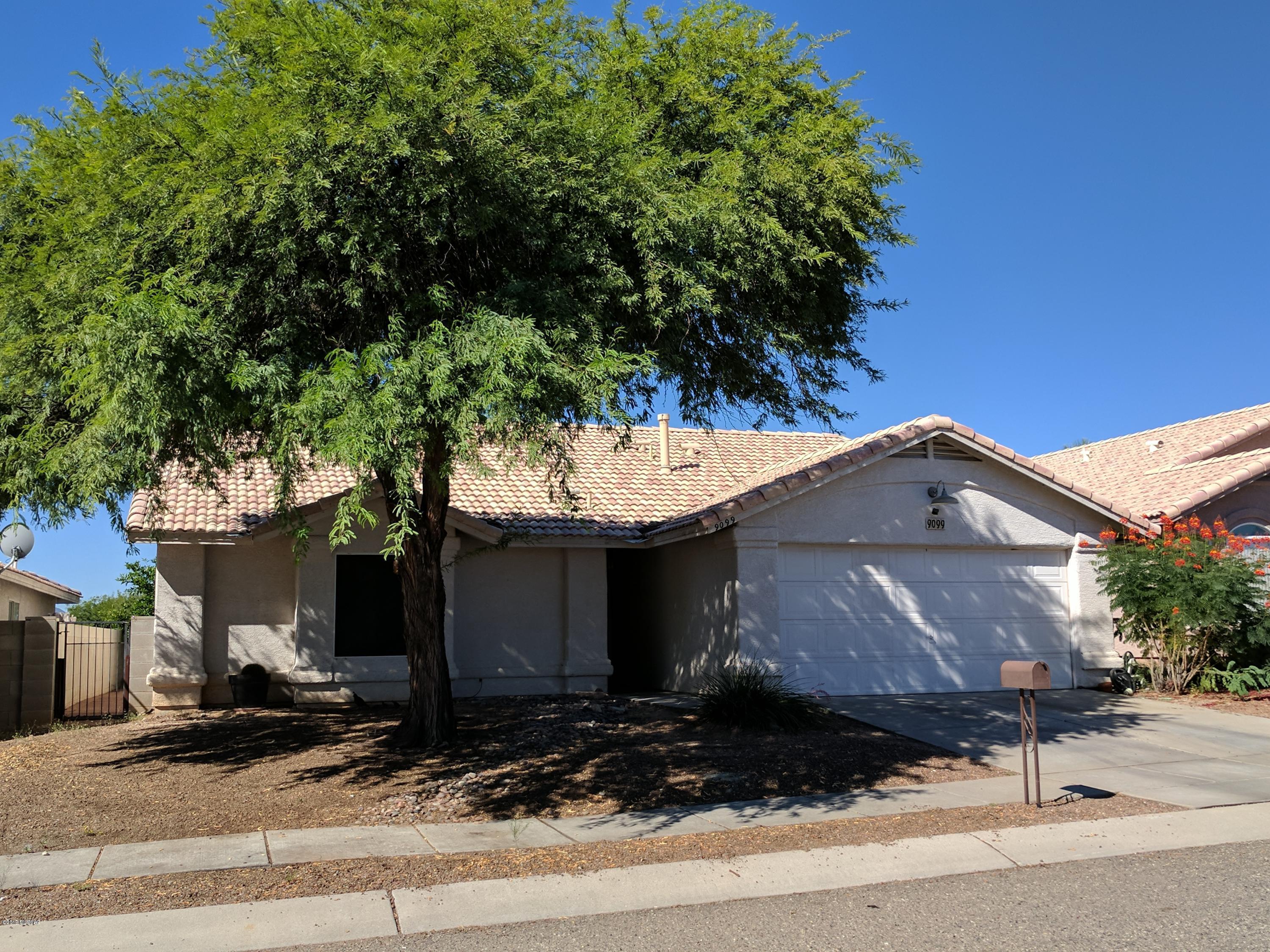 Home has lease through 10/31/19. Three bedroom two bath home on a cul-de-sac. Conveniently located near many amenities, shopping, parks, schools, I-10,  Open floor plan, great for entertaining. Large breakfast bar with eat-in great room area. Separate laundry room. NO HOA!!! Enclosed Arizona room. Backyard has cover patio and fruit tree and electric 220 installed for potential jacuzzi.