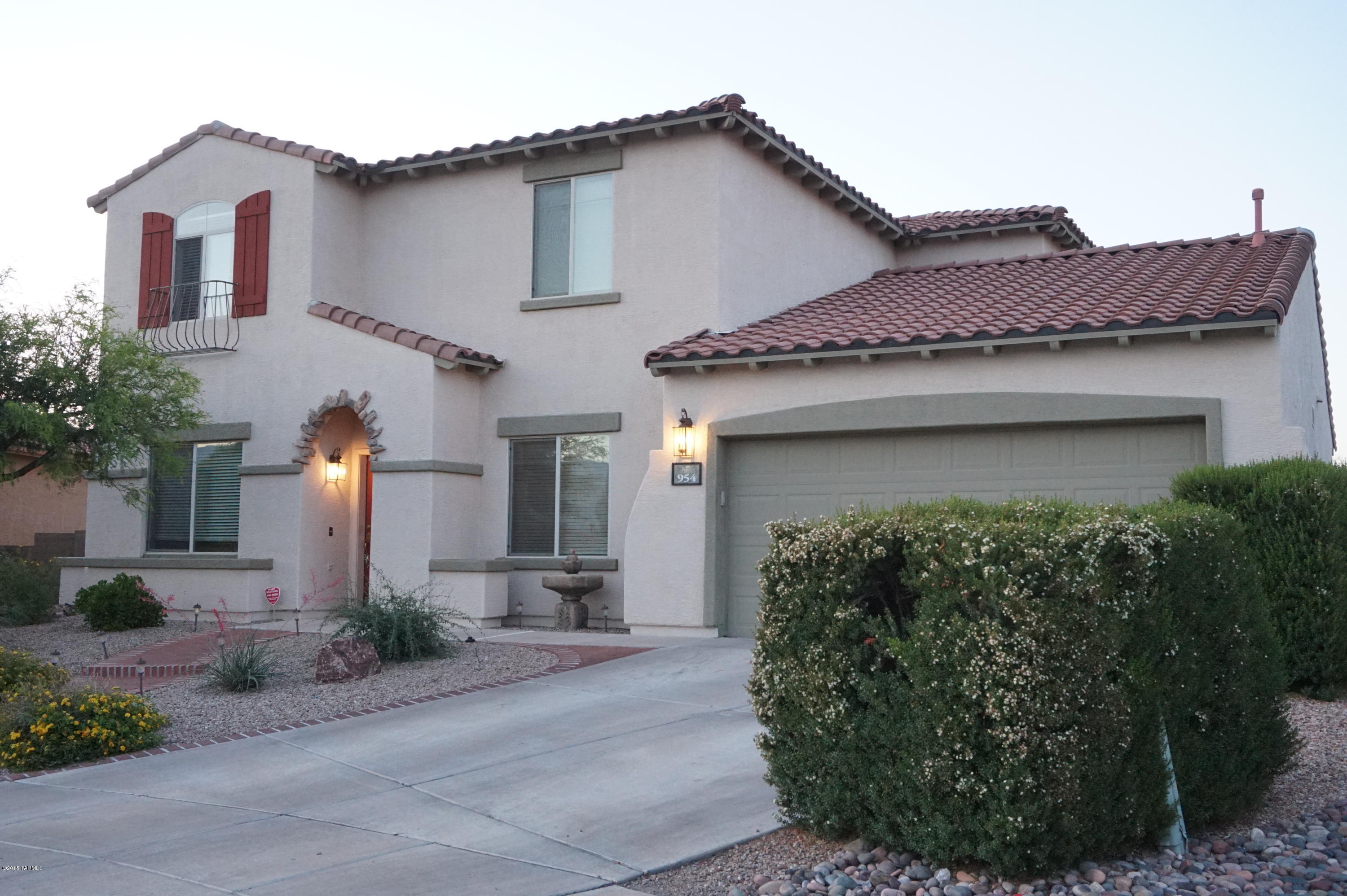 DON'T MISS this beautiful 4 bd/3 bth home in exclusive Harrison Del Sol neighborhood. Great home for entertaining with light and bright interior, chef's kitchen w/granite counters, island work space & cabinets galore! Formal dining rm, and family rm off kitchen w/built-in entertainment area includes surround sound & custom lighting. Ceramic tile in all living areas, carpet in bedrms. Large master suite w/double  vanities & walk-in closet. Bonus rm large enough for pool table could be office, studio or another bedrm. Custom staircase w/hardwood steps & hardwood floors on 2nd flr hallway. Enjoy huge covered patio and low-care yard w/self-cleaning pool w/waterfall & fiber-optic lighting, numerous fruit trees and mountain views! So clean it's amazing! Show this wonderful home with confidence!!