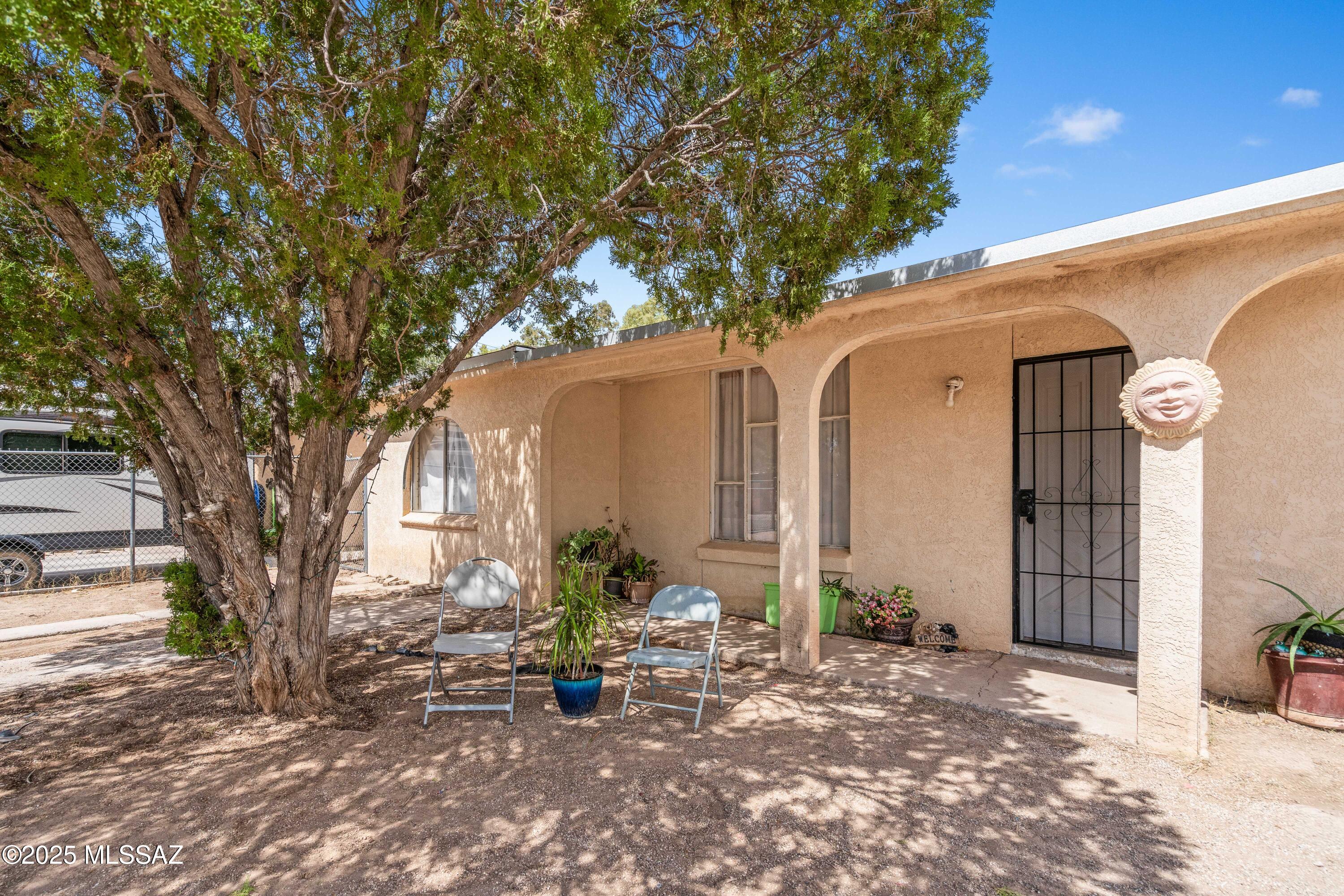 Move-in ready 3-bedroom, 1-bath home in a quiet, family-friendly neighborhood. Features include an updated bathroom, newer roof and 3 yr. old AC, and a well-maintained interior. The generous lot offers ample space for outdoor activities or future expansion. Conveniently located near schools, and just minutes from Tucson Spectrum, Tucson Marketplace, and Tucson International Airport. A great blend of comfort, convenience, and room to grow. Don't miss this opporunity to call it your home!