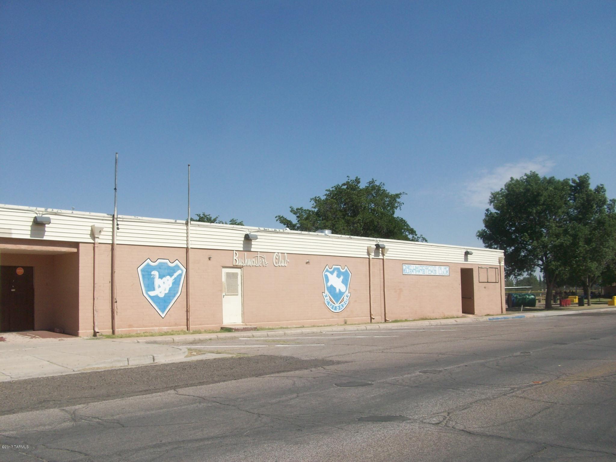 11,000 sq ft+ block building, Bar/restaurant area, dance hall area, large meeting room, office, full commercial kitchen, rest rooms - formerly Bushmaster's Club - been empty for some time - needs some work but, the bones area here - would make a fantastic night club, or ????? Adjacent to park and Armory.