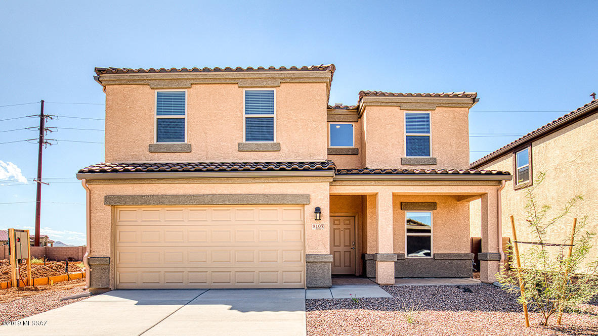 Now selling Saguaro Bloom Express, the most affordable new homes in the Northwest. Our Tyler Floor plan gives you a huge value in a 4BR/2BA home. Enjoy this split bedroom plan with huge great room to enjoy your every day. Step into your large kitchen featuring a huge breakfast bar, loads of counter space and large pantry. Your included covered patio awaits your BBQ dinner. The master bedroom features great wall space, dual vanities and nice size walk-in closet. Come see this home situated on a nice private home site.